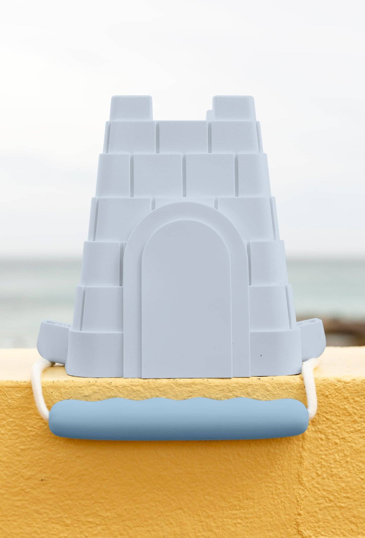 Coast Kids Silicone Beach Bucket - Clovelly Castle Blue