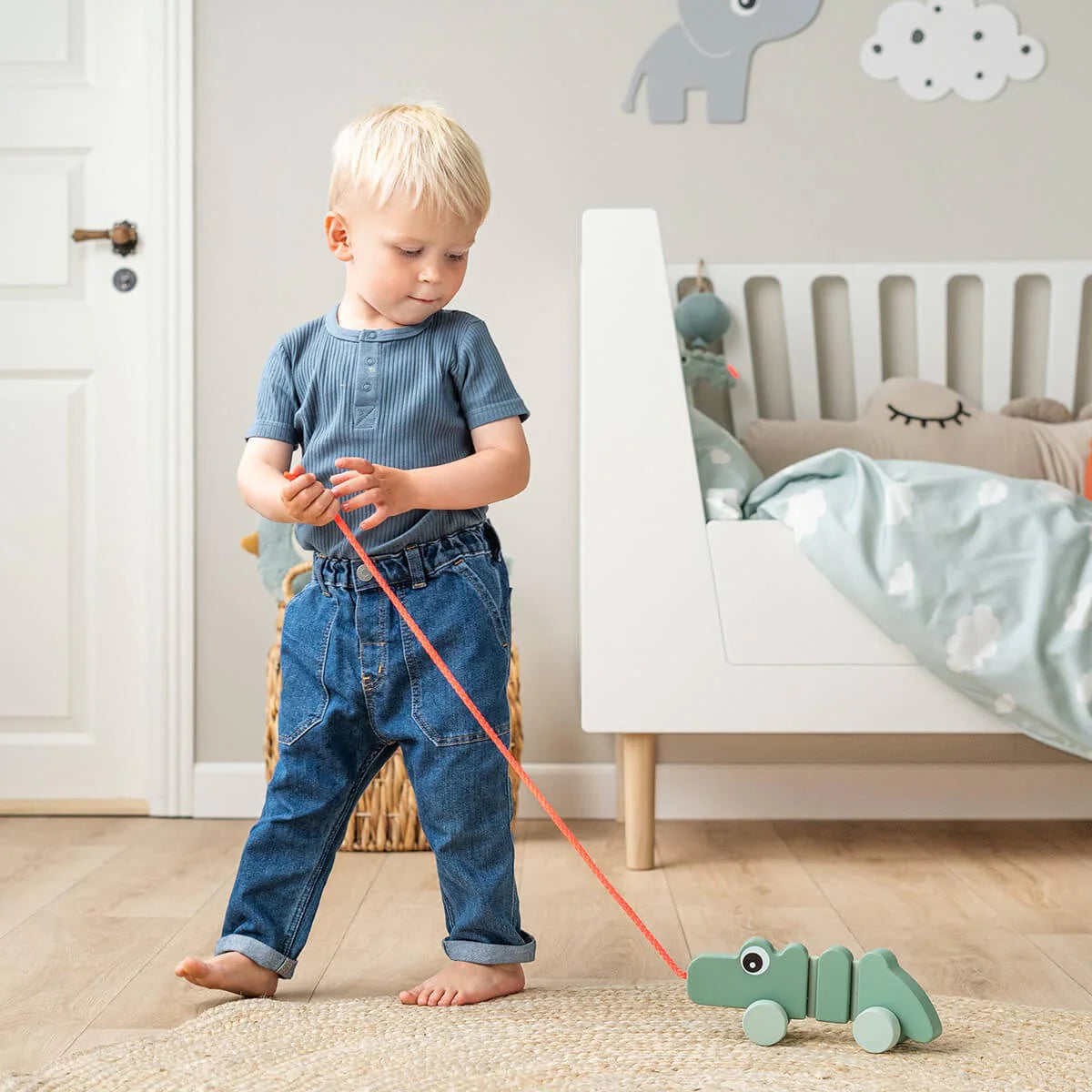 Done By Deer Pull Along Wiggle Toy