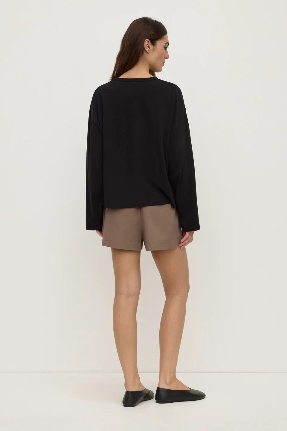 Assembly Label Micha Poplin Short - Dark Sand