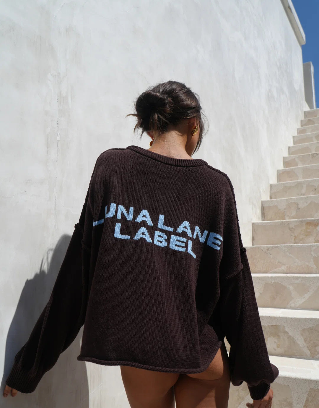 Luna Lane The Juni Sweater - Chocolate