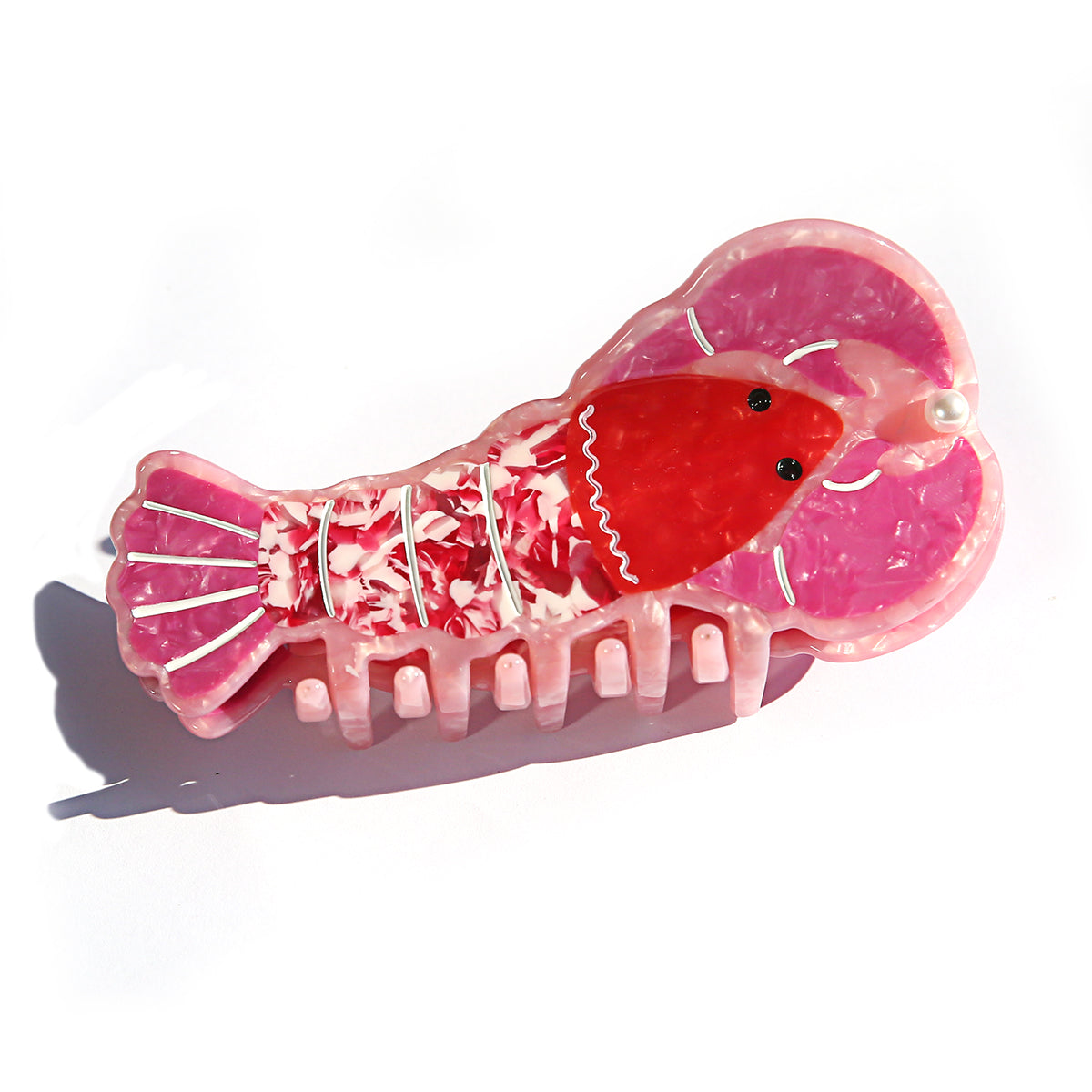 Lobster Hair Clip - Pink