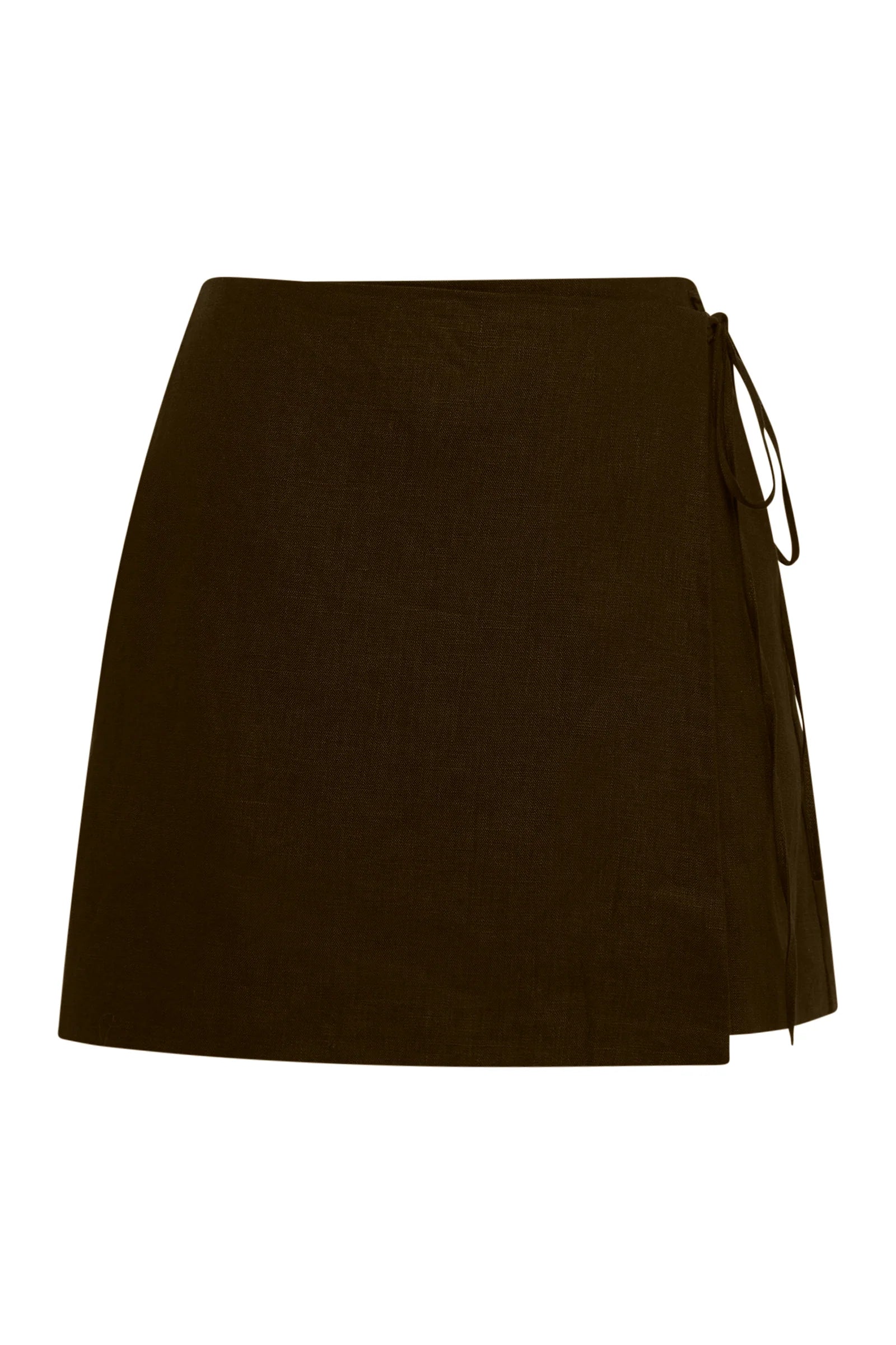 Nude Lucy Sibyl Wrap Skirt - Chocolate