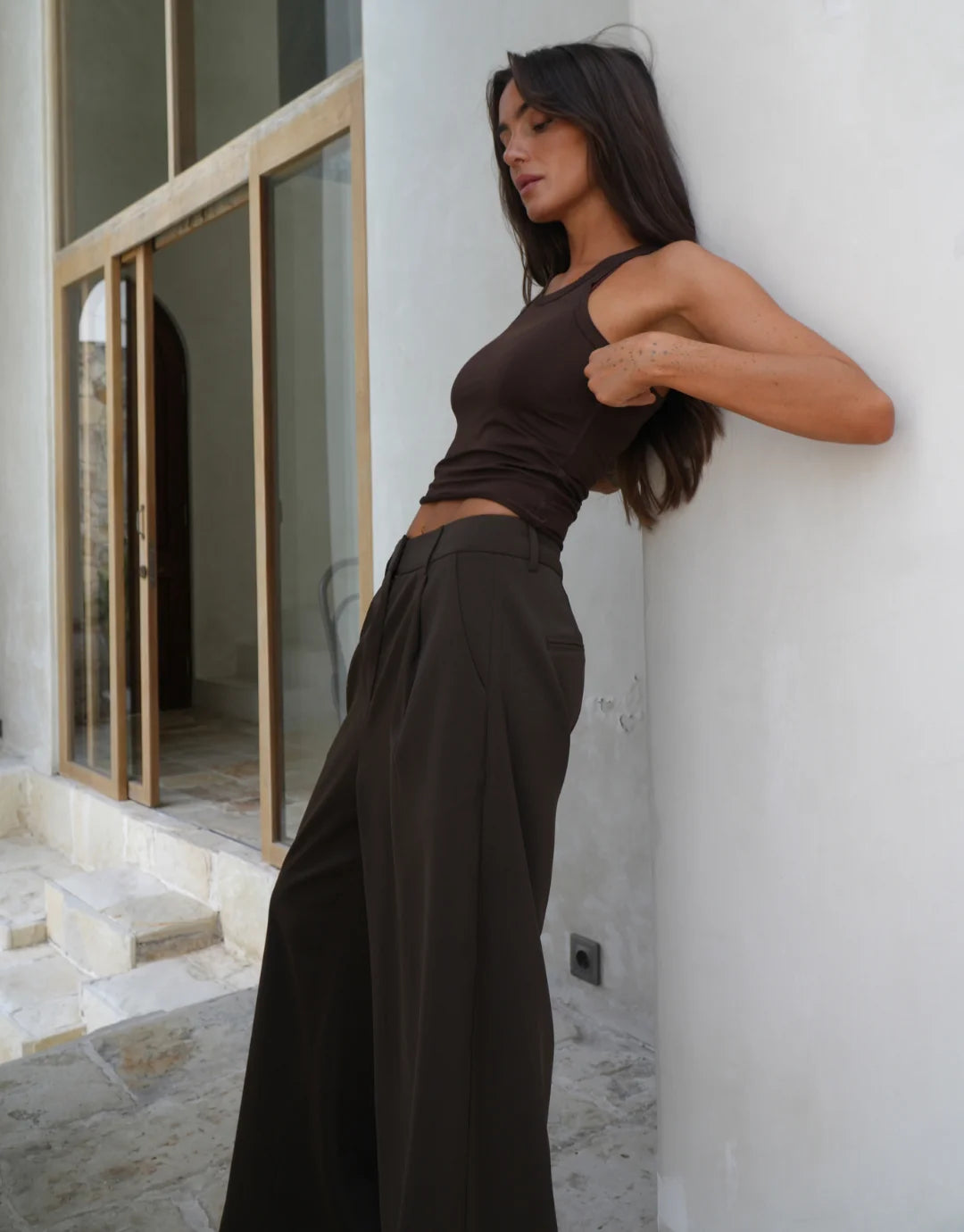 Luna Lane The Penny Trousers - Chocolate