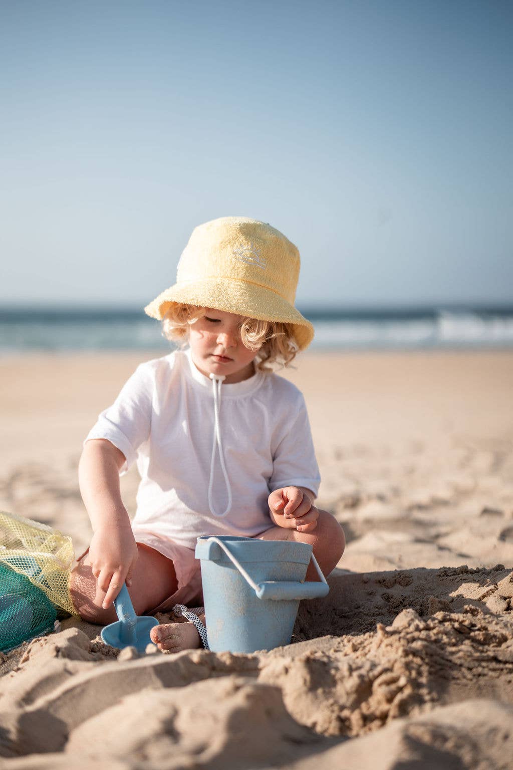 Coast Kids Silicone Beach Bucket - Blue