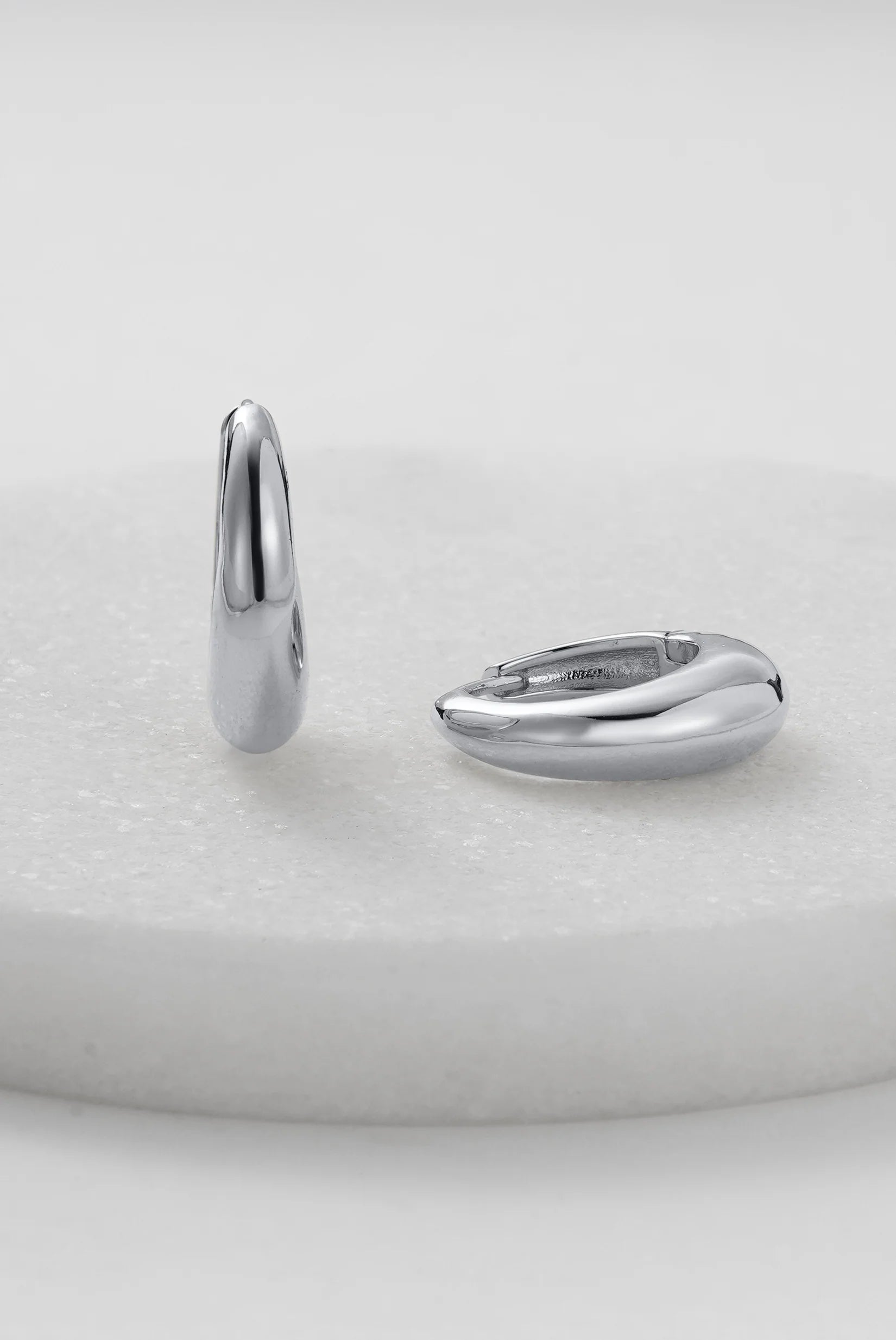 Zafino Cleo Hoop Medium - Silver