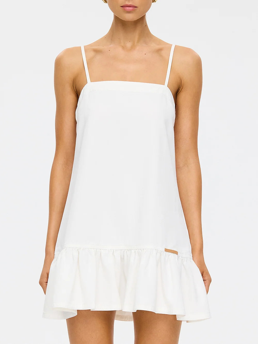 Kivari Emilie Denim Dress - White