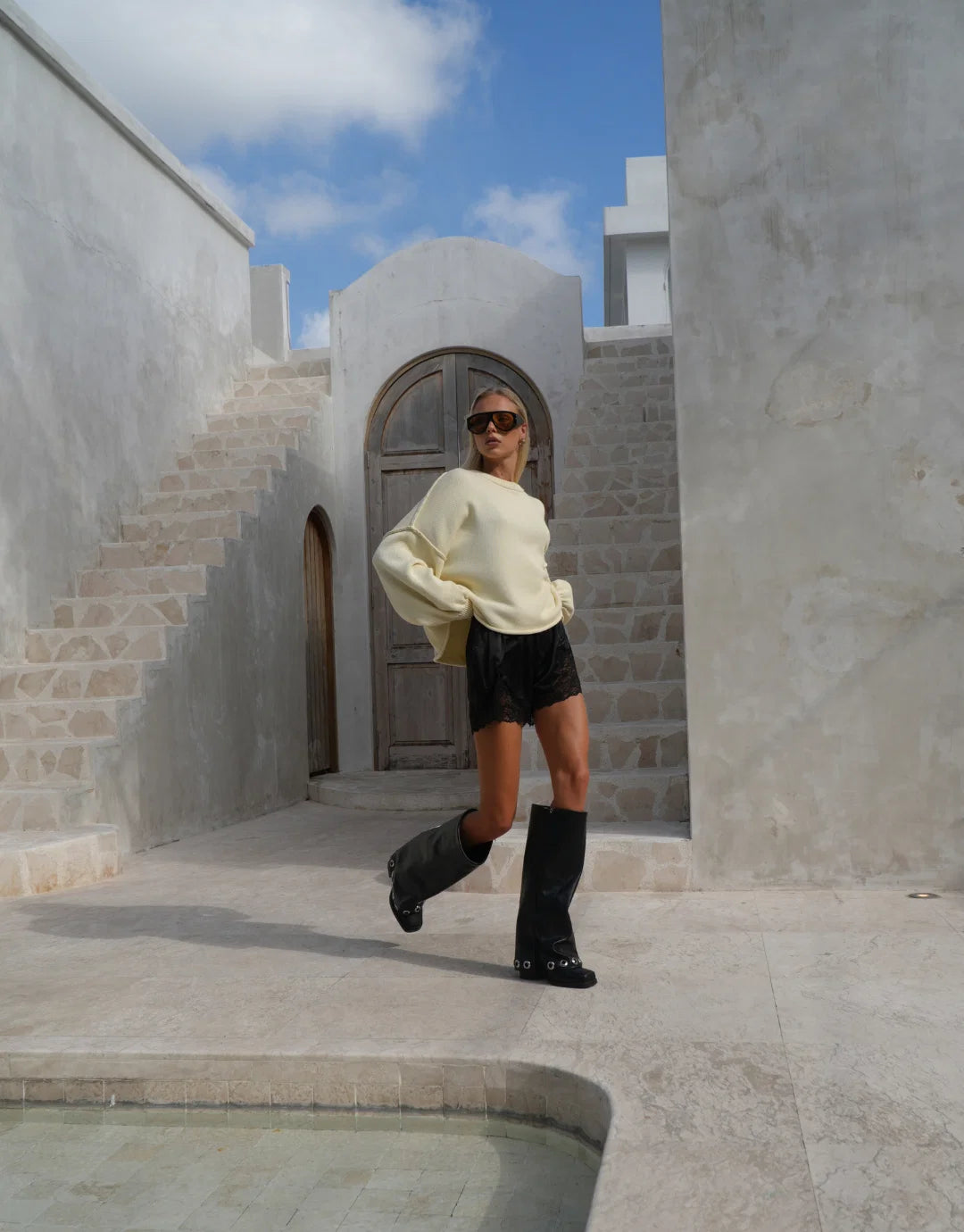 Luna Lane The Juni Sweater - Soft Cream