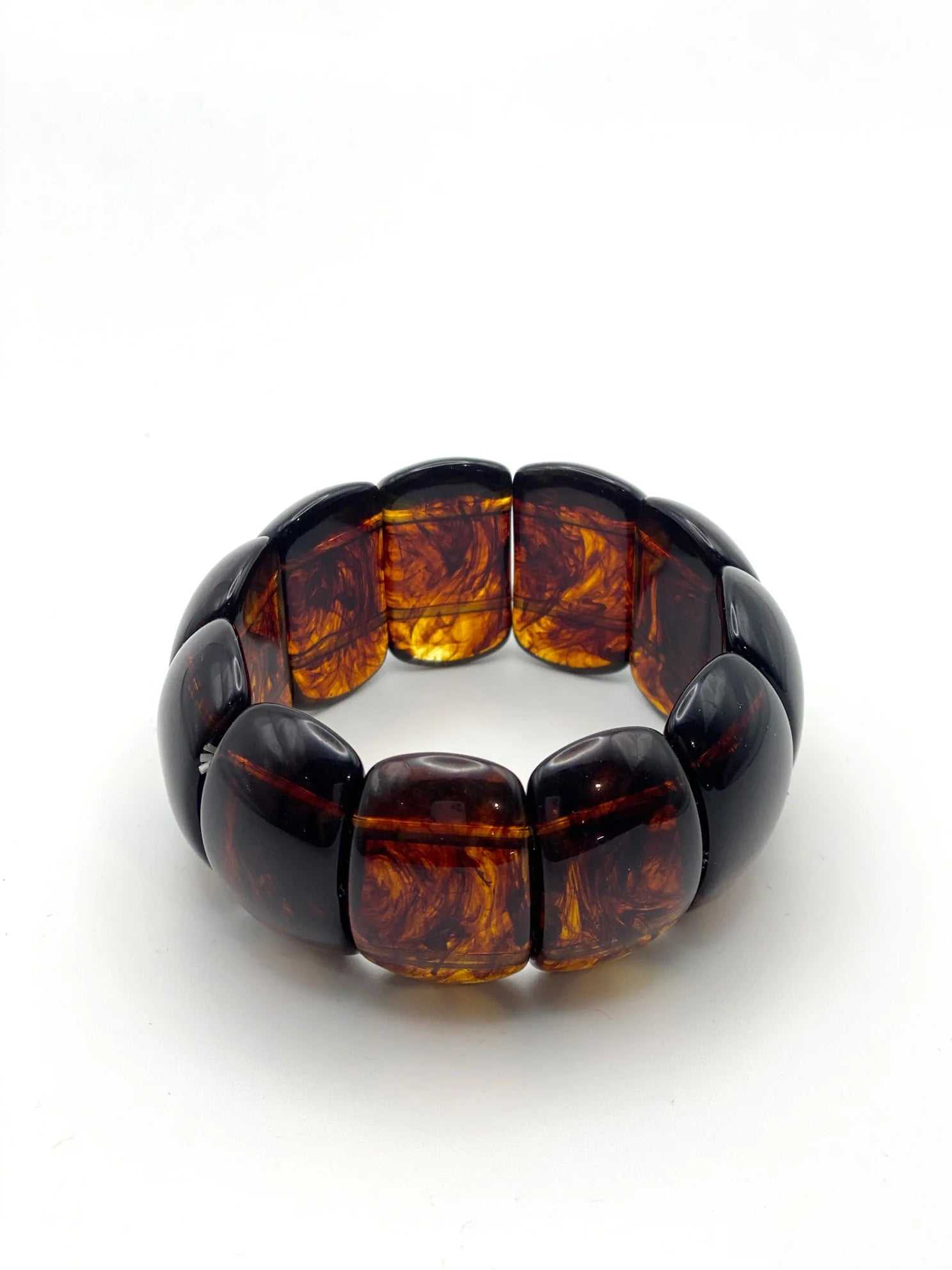 Angels Whisper Adele Beaded Resin Bangle - Mutli