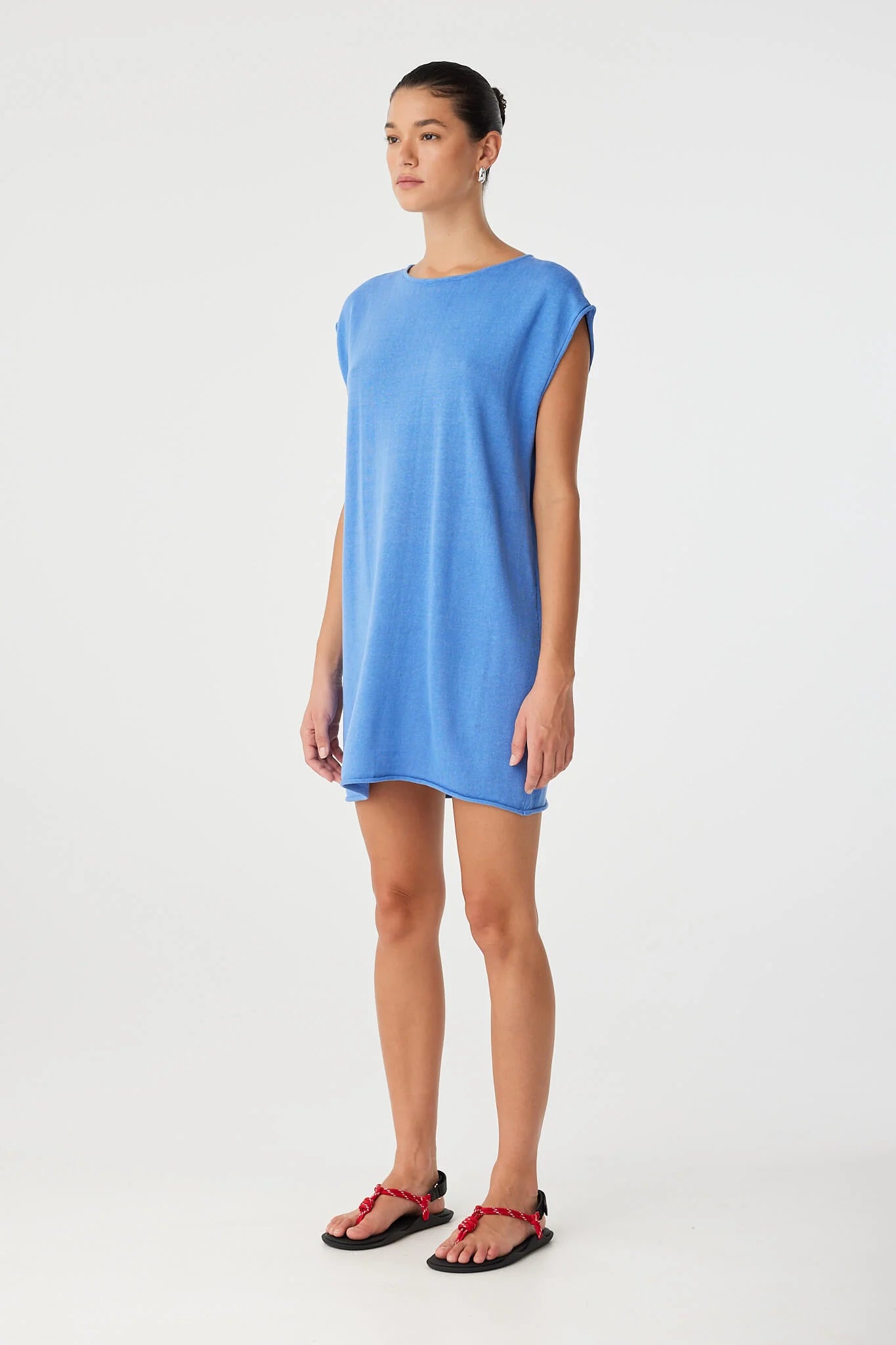 Arcaa Pala Reversible Mini Dress - Pacific Blue
