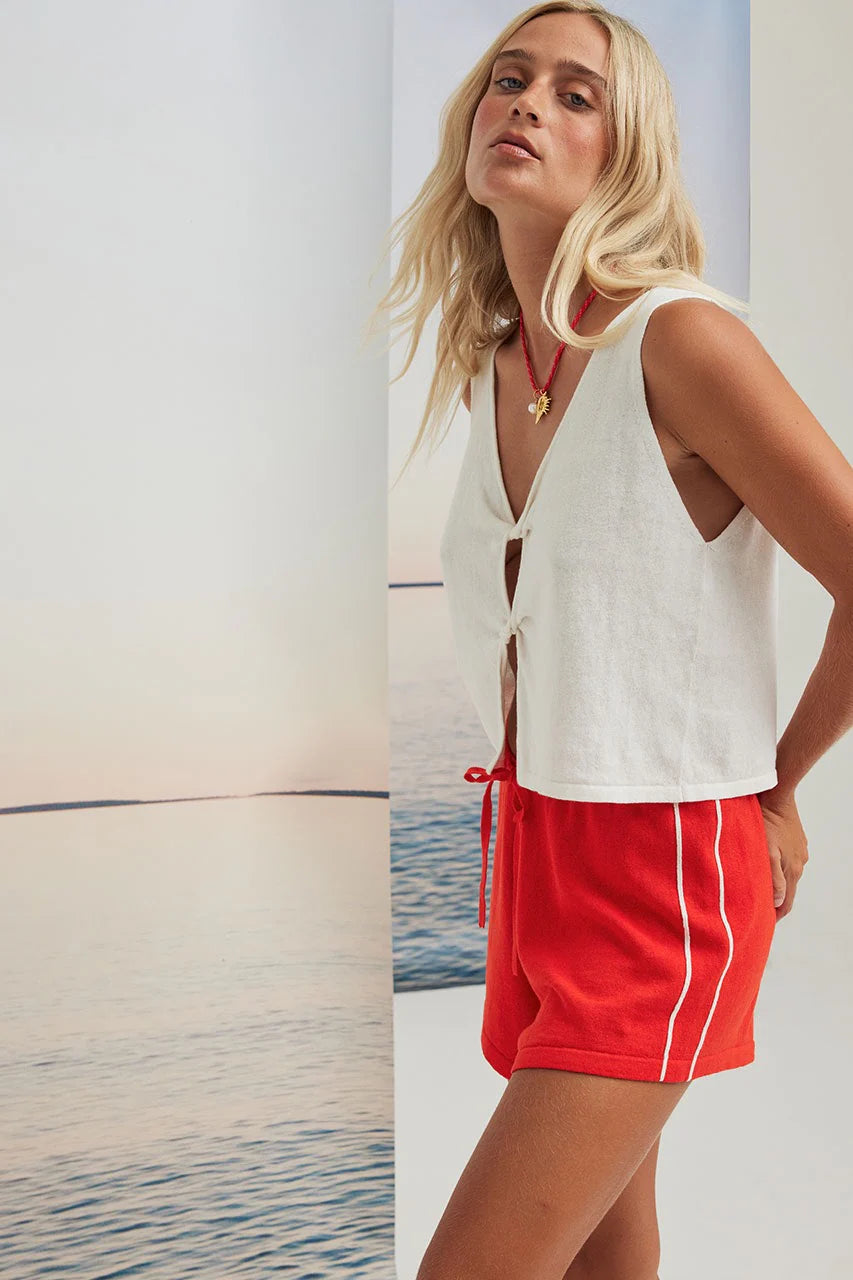 Arcaa Pippa Drawstring Short - Hibiscus