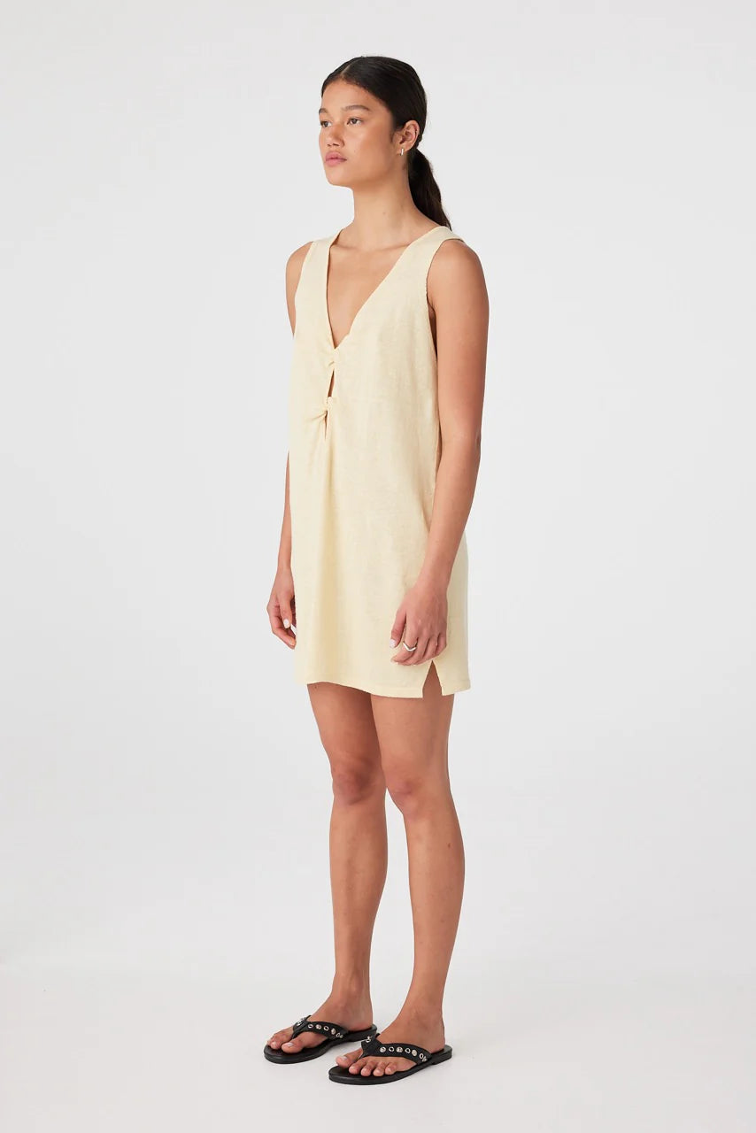 Arcaa Paloma Mini Dress - Butter