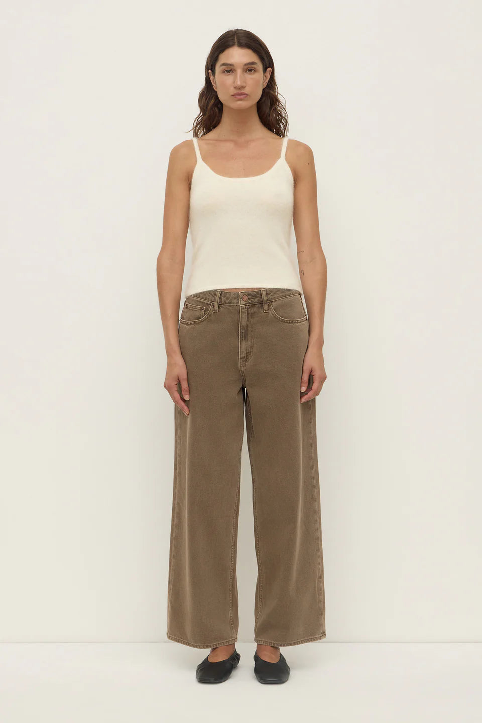 Assembly Label Carina Wool Tank - Cream