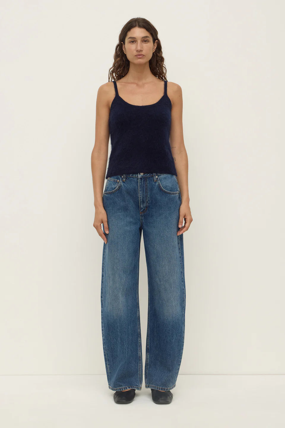 Assembly Label Carina Wool Tank - True Navy