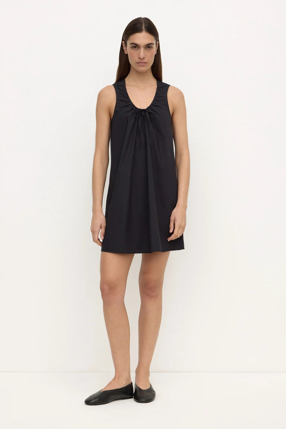 Assembly Label Holly Cotton Mini Dress - Black