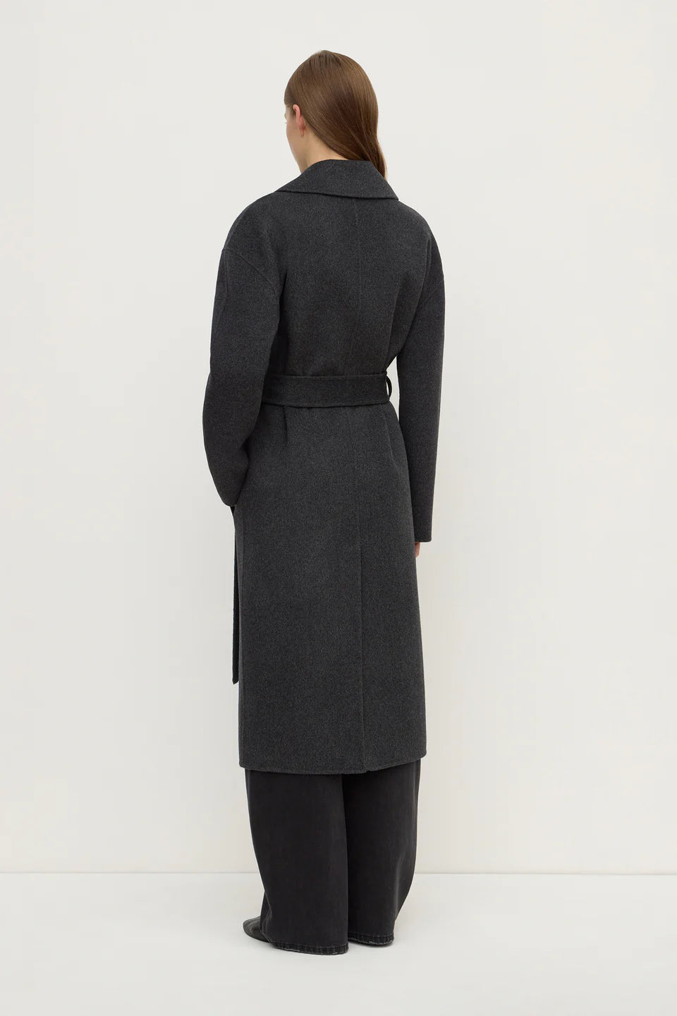 Assembly Label Ivy Wool Coat - Charcoal Marle
