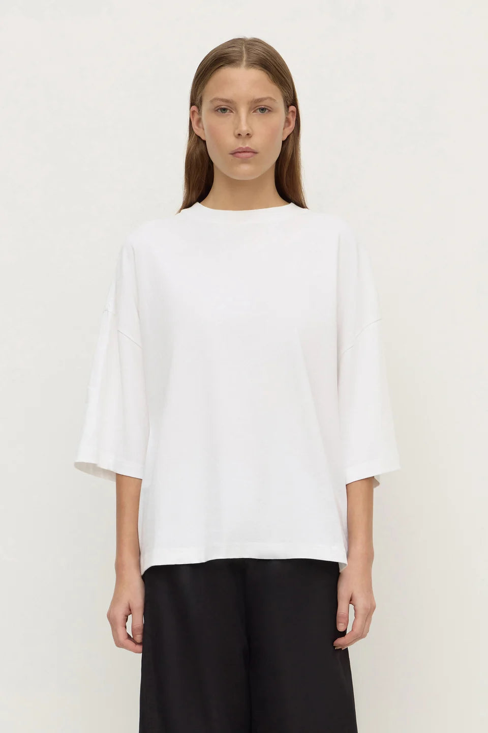 Assembly Label Max Cotton Oversized Tee - White