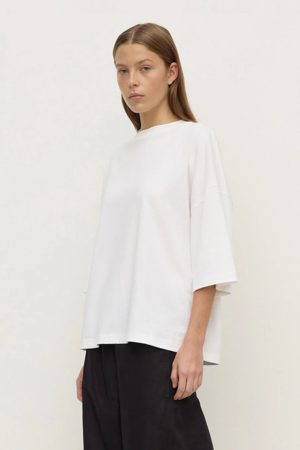 Assembly Label Max Cotton Oversized Tee - White