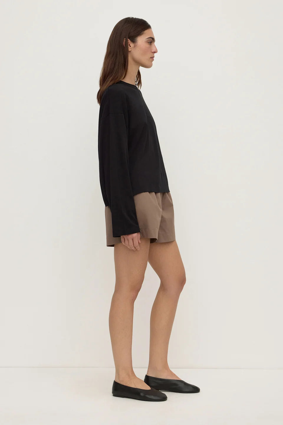 Assembly Label Micha Poplin Short - Dark Sand