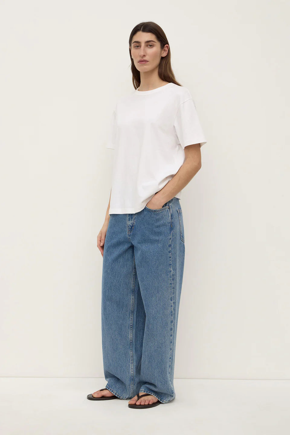 Assembly Label Organic Base Tee - White