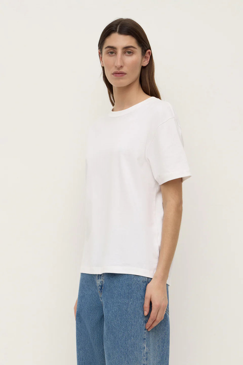 Assembly Label Organic Base Tee - White