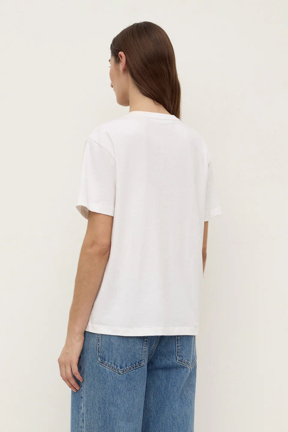 Assembly Label Organic Base Tee - White