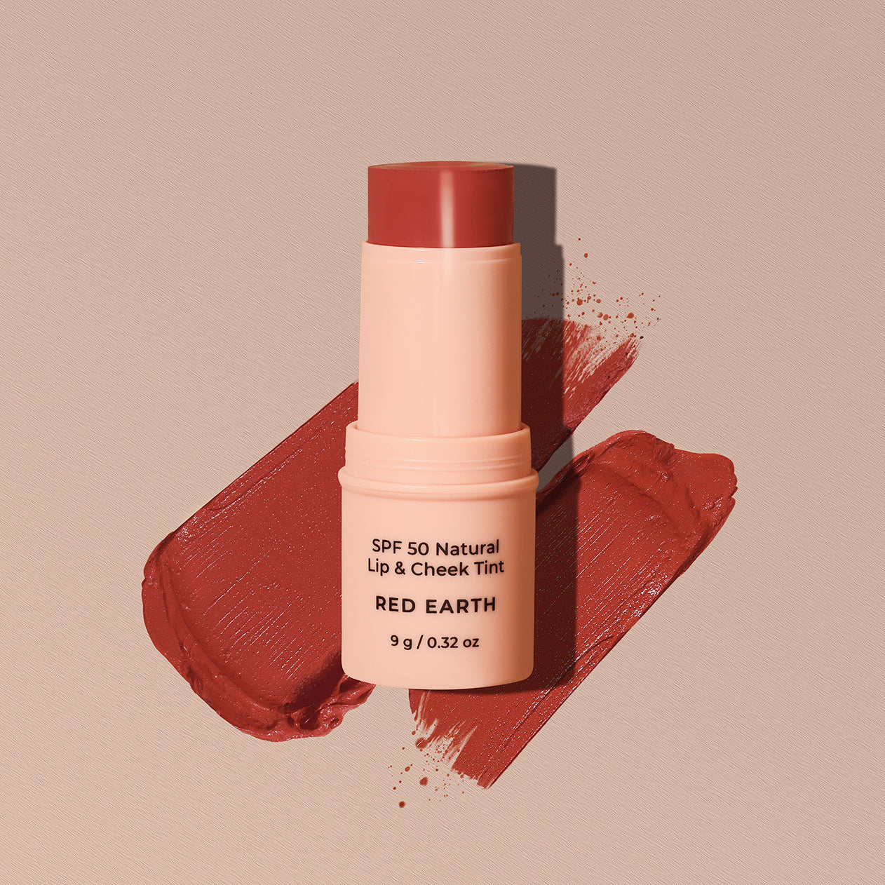 Avocado Zinc SPF 50 Natural Lip & Cheek Tint - Red Earth