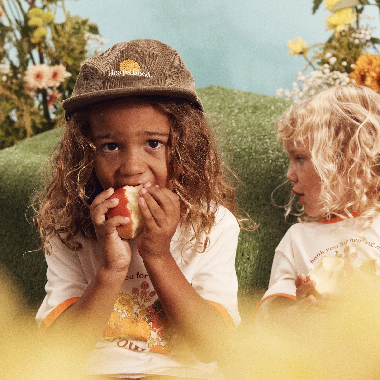 Banabae Heaps Good Kids Cord Cap - Khaki