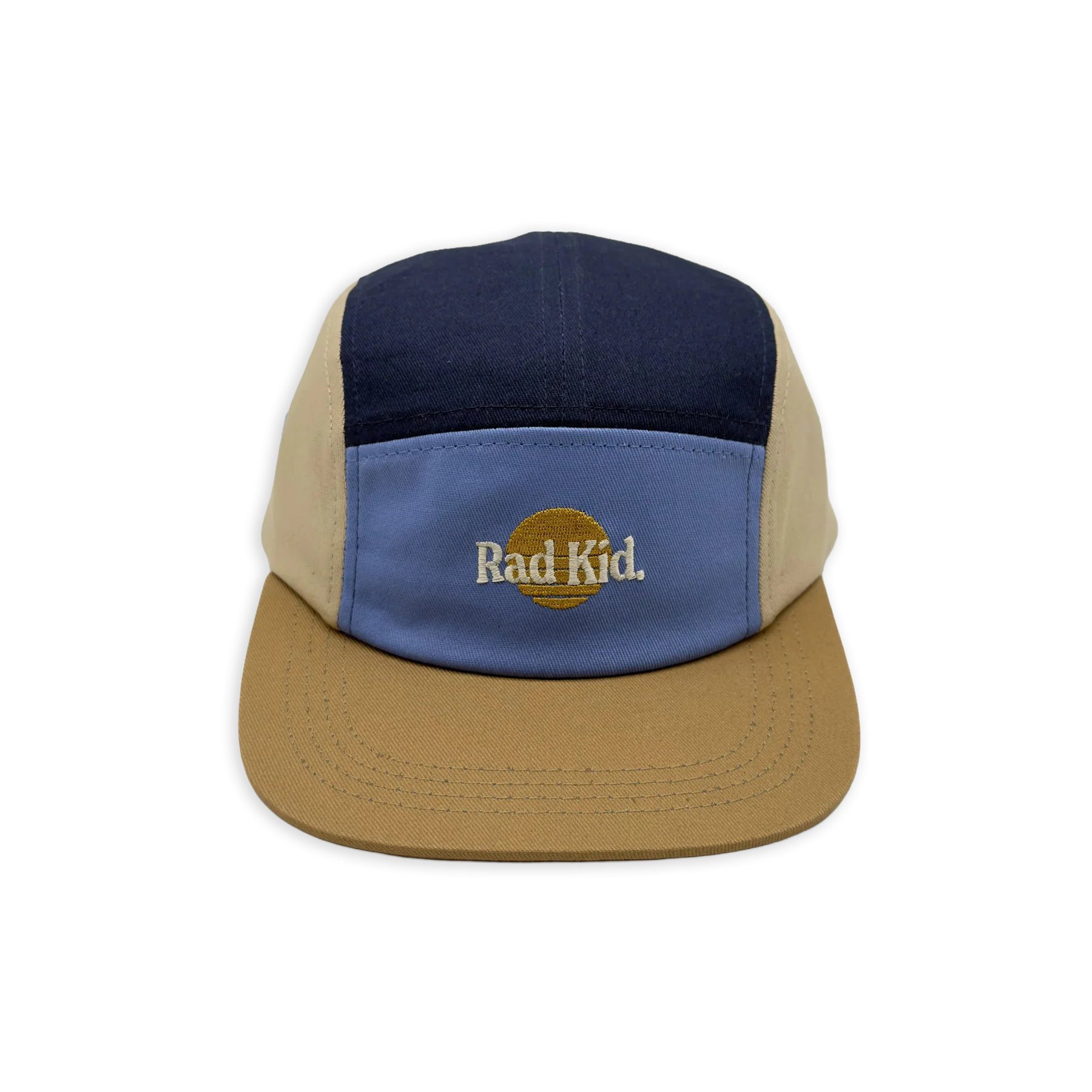 Banabae Rad Kid Five Panel Splice Twill Cap - Blues 