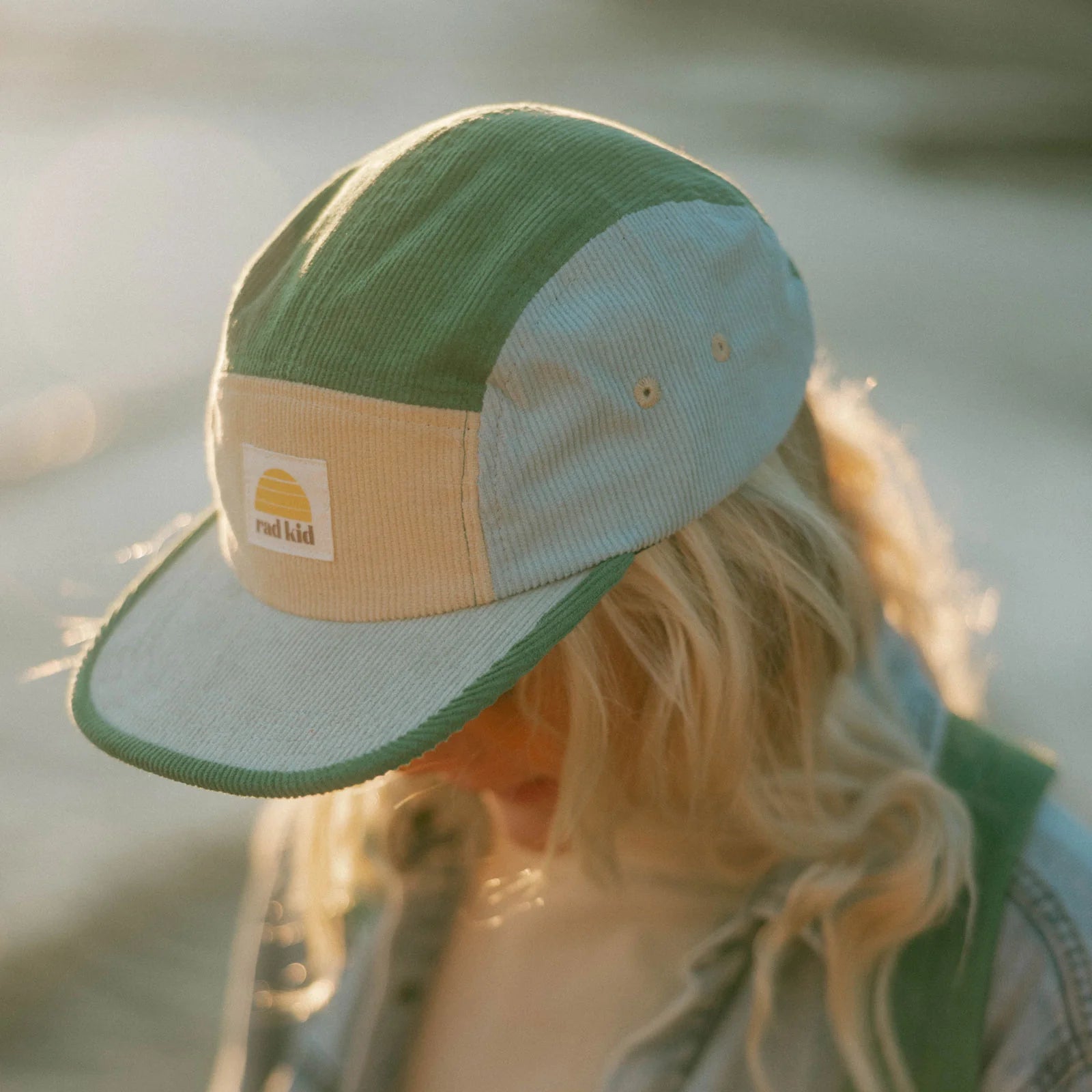 Banabae Rad Kid Spliced 5 Panel Cap - Lagoon