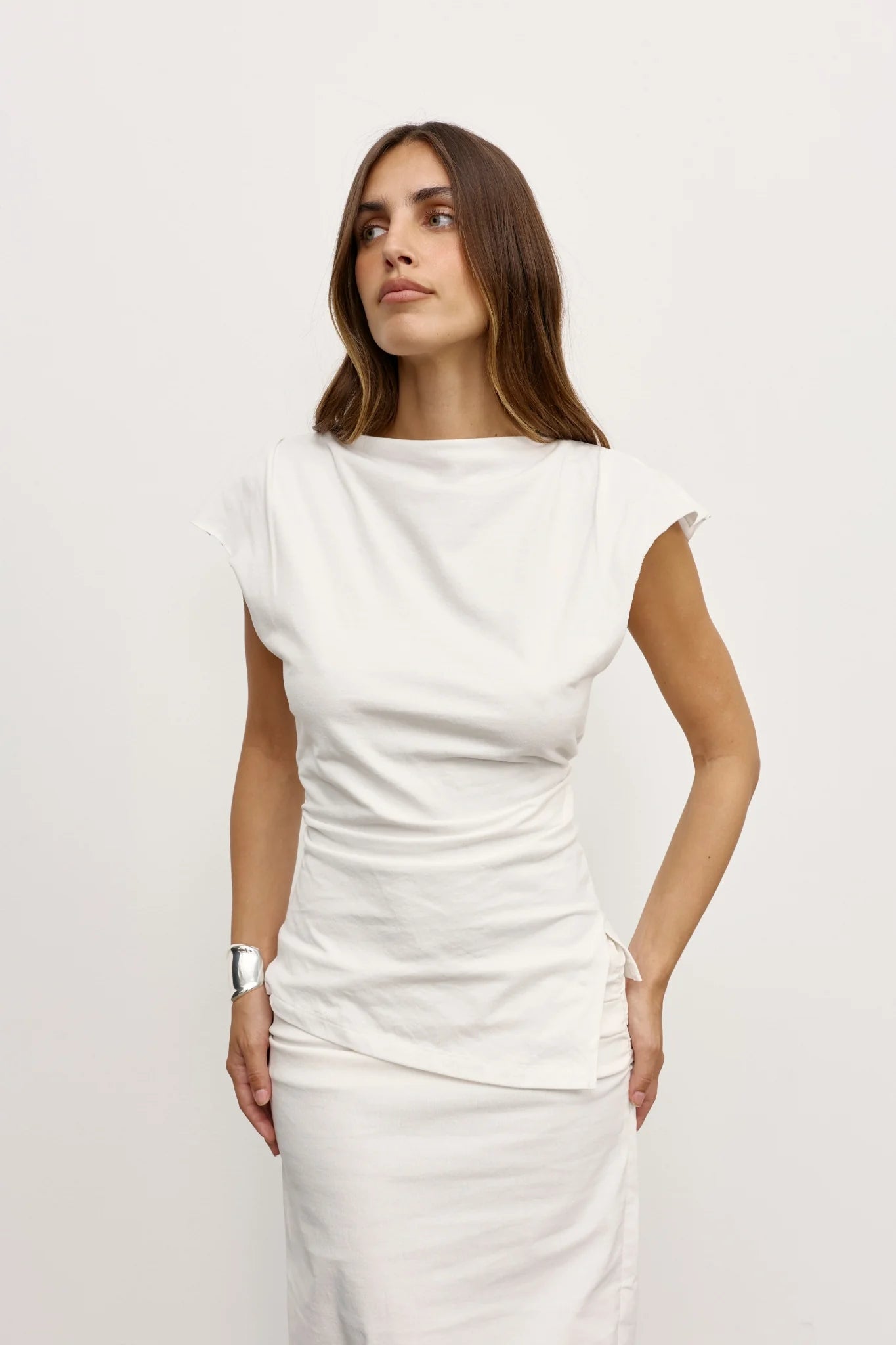 Bayse Liana Top - White