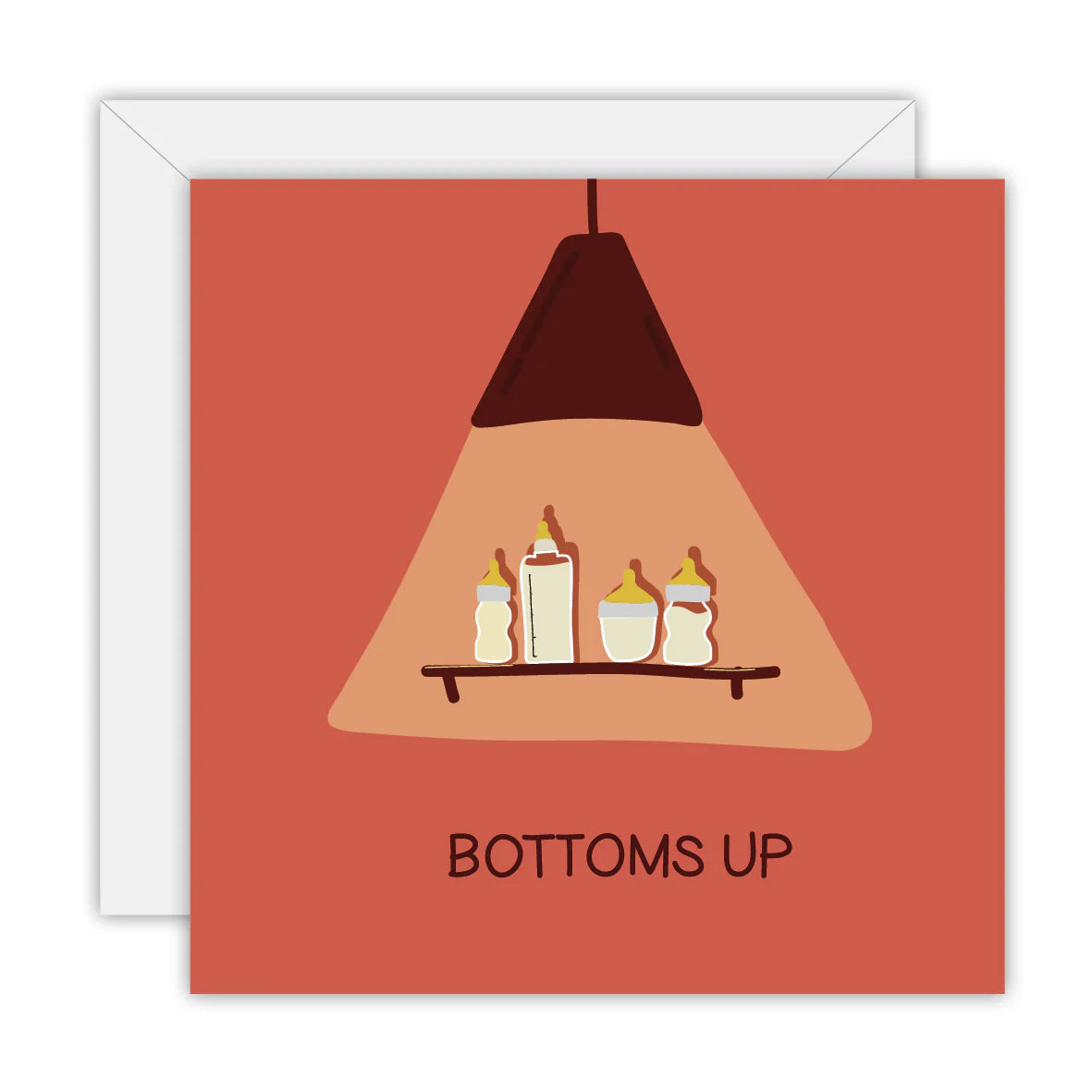 Bottoms Up - Blank Greeting Card