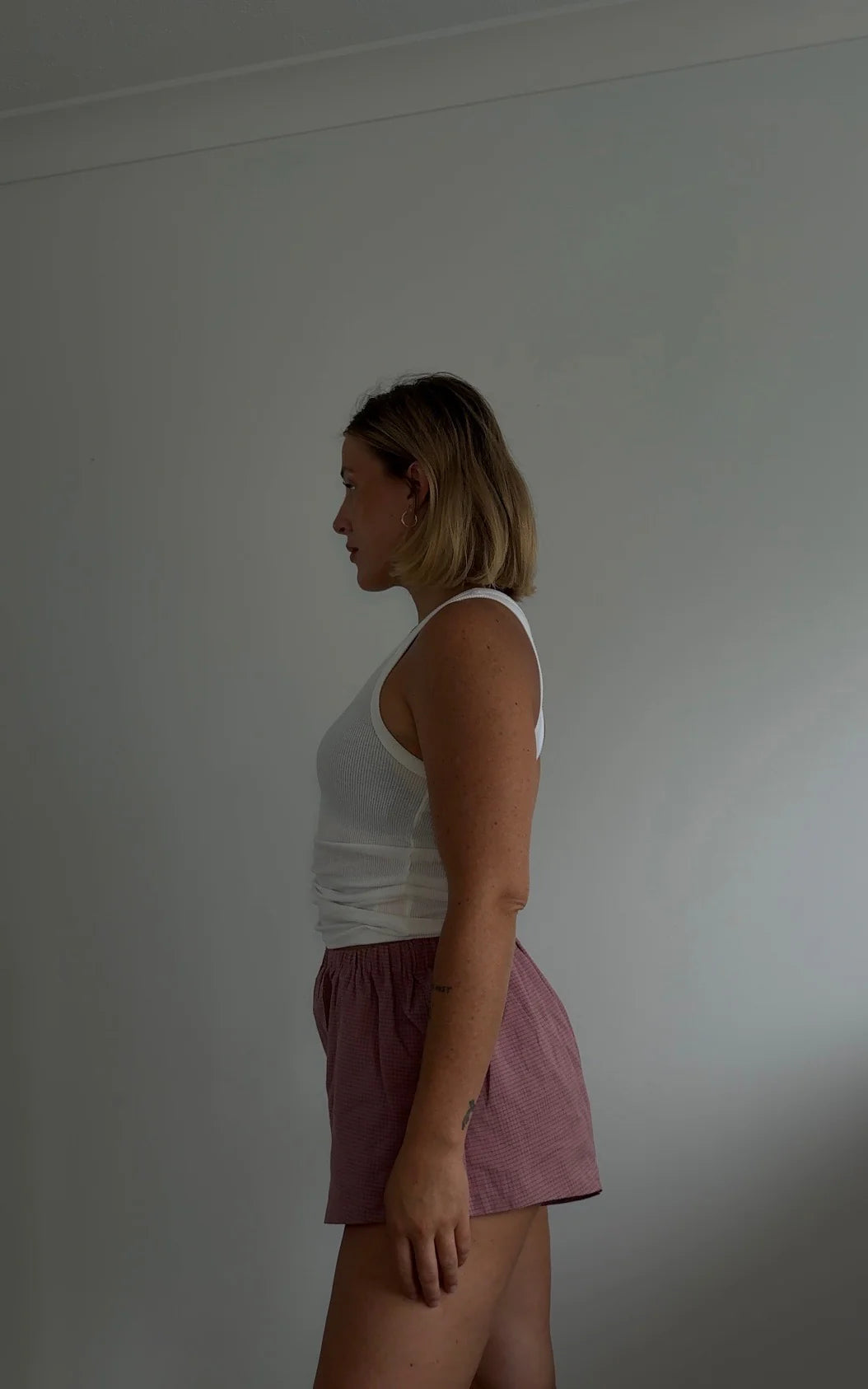 By Billie Minnie Short - Pink Check