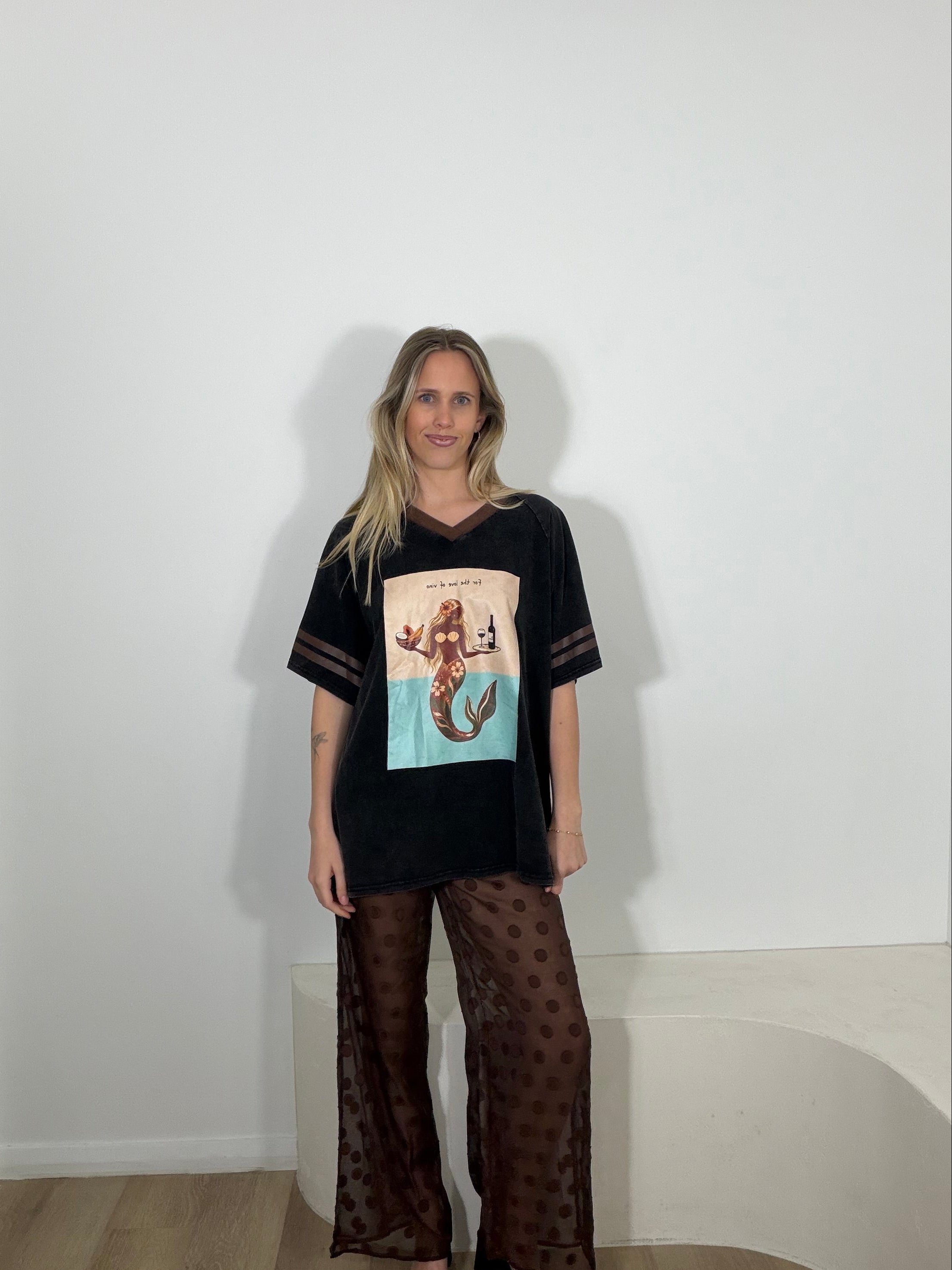By Frankie Love of Vino Tee - Black