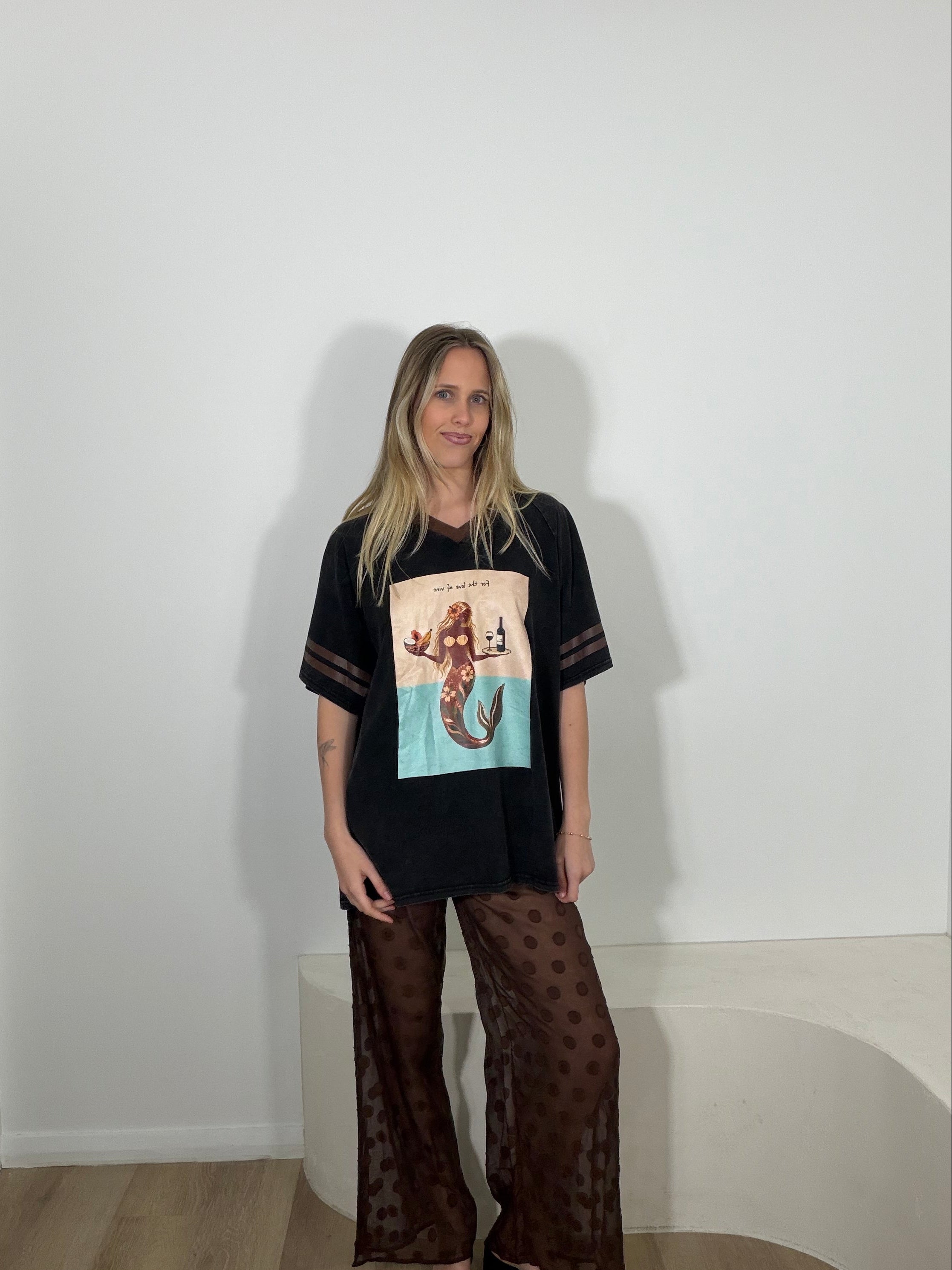 By Frankie Love of Vino Tee - Black
