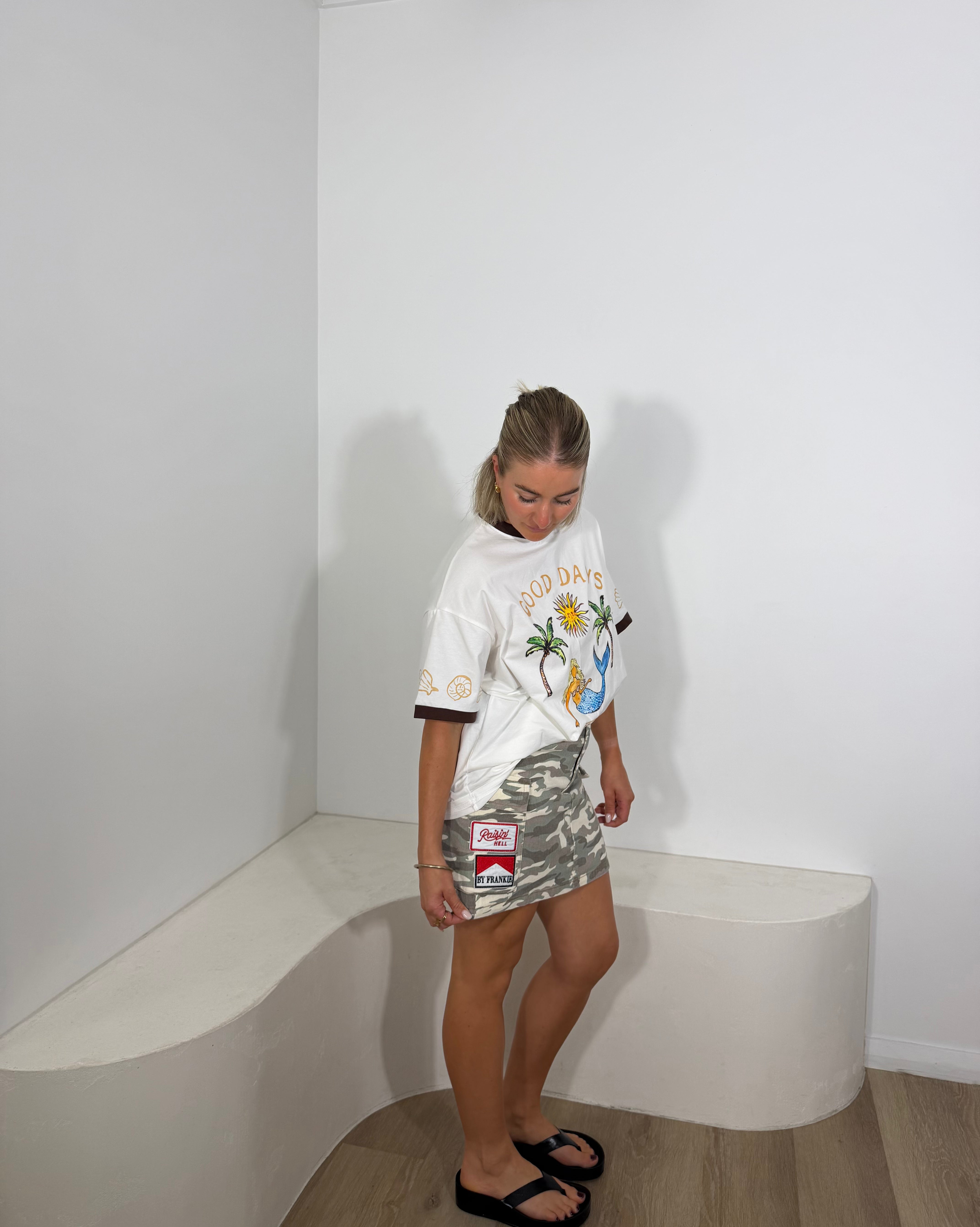 By Frankie Camo Skirt