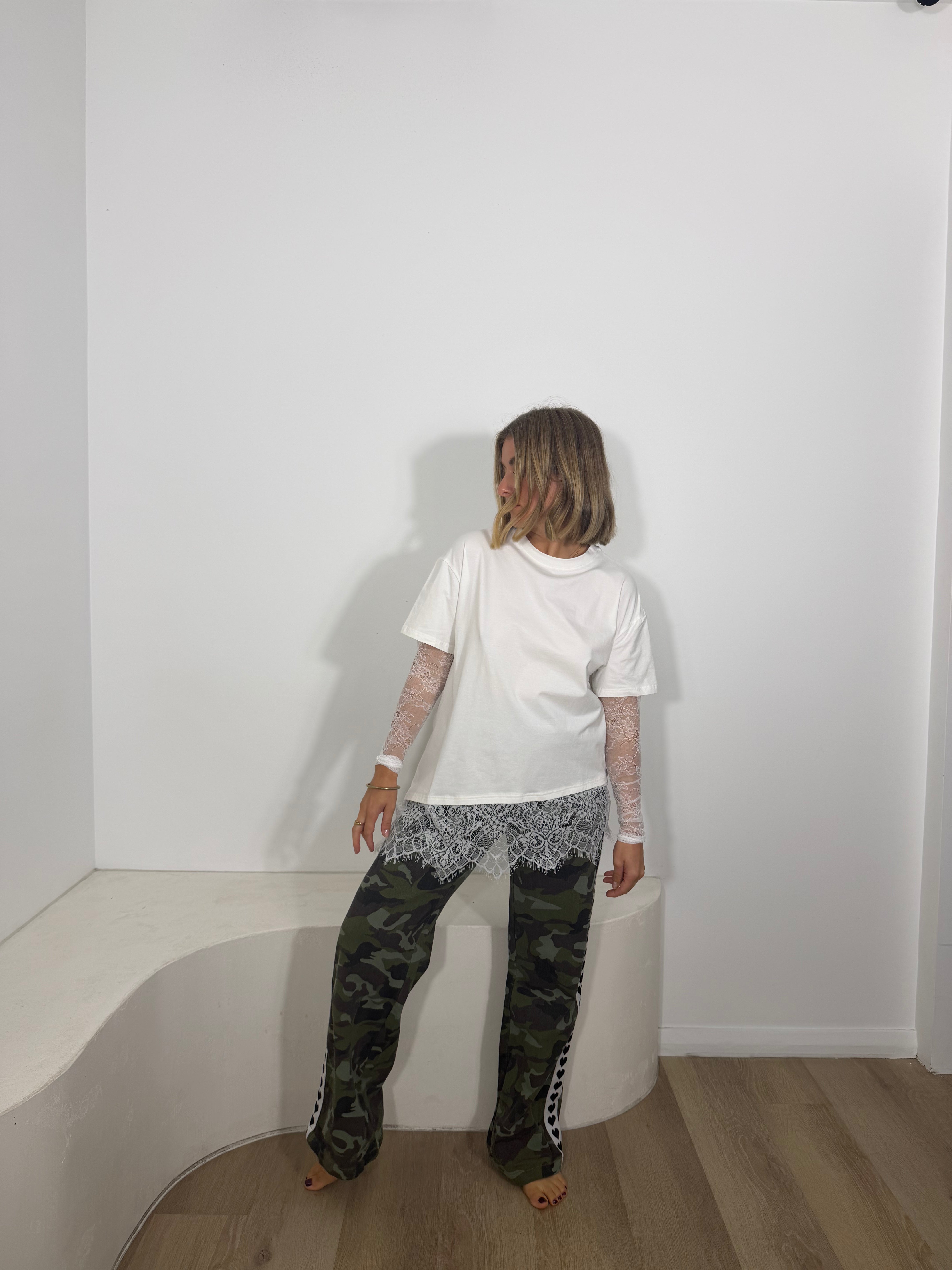 By Frankie Lace Long Sleeve - White