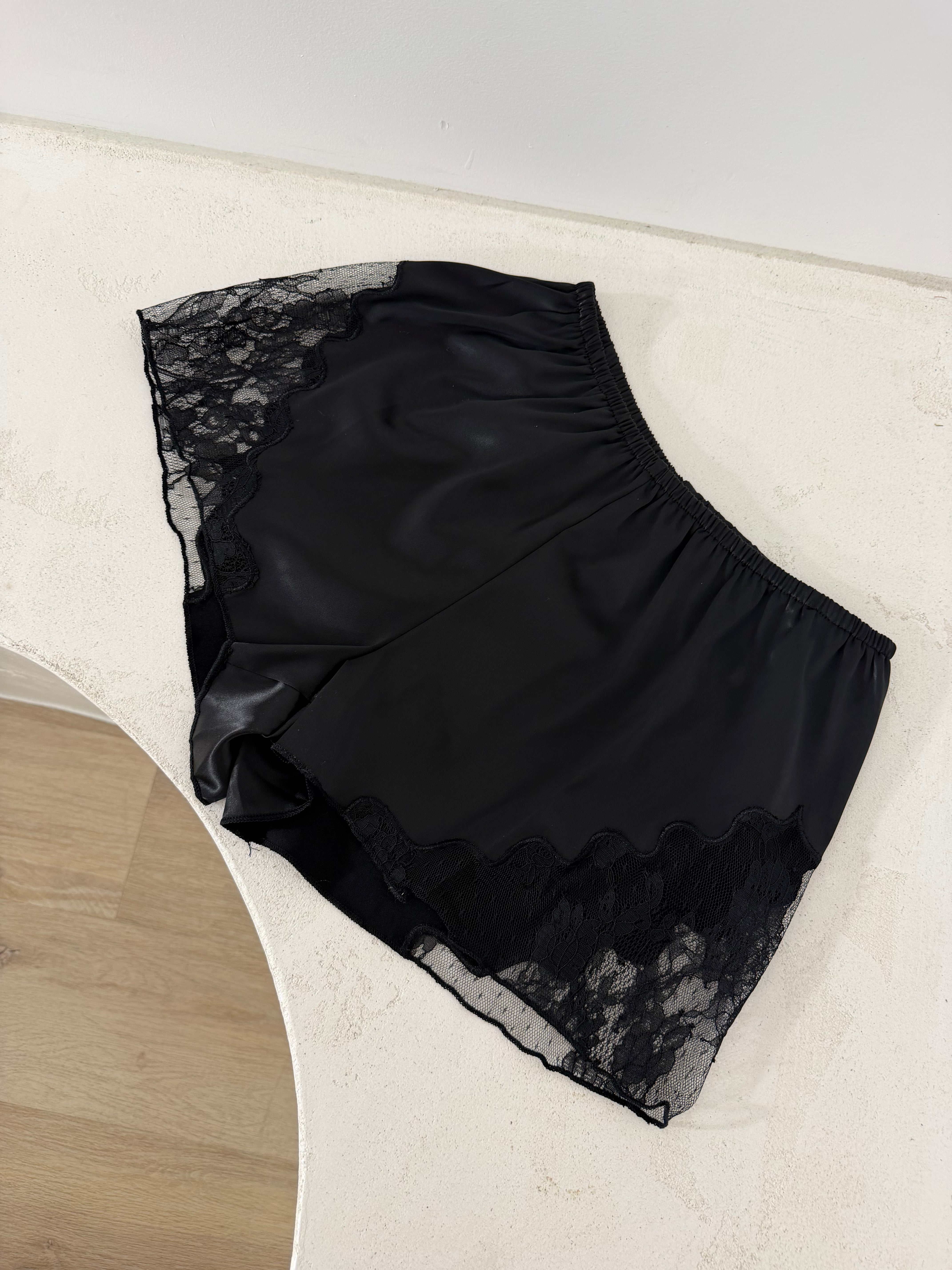 By Frankie Lace Mini Short - Black