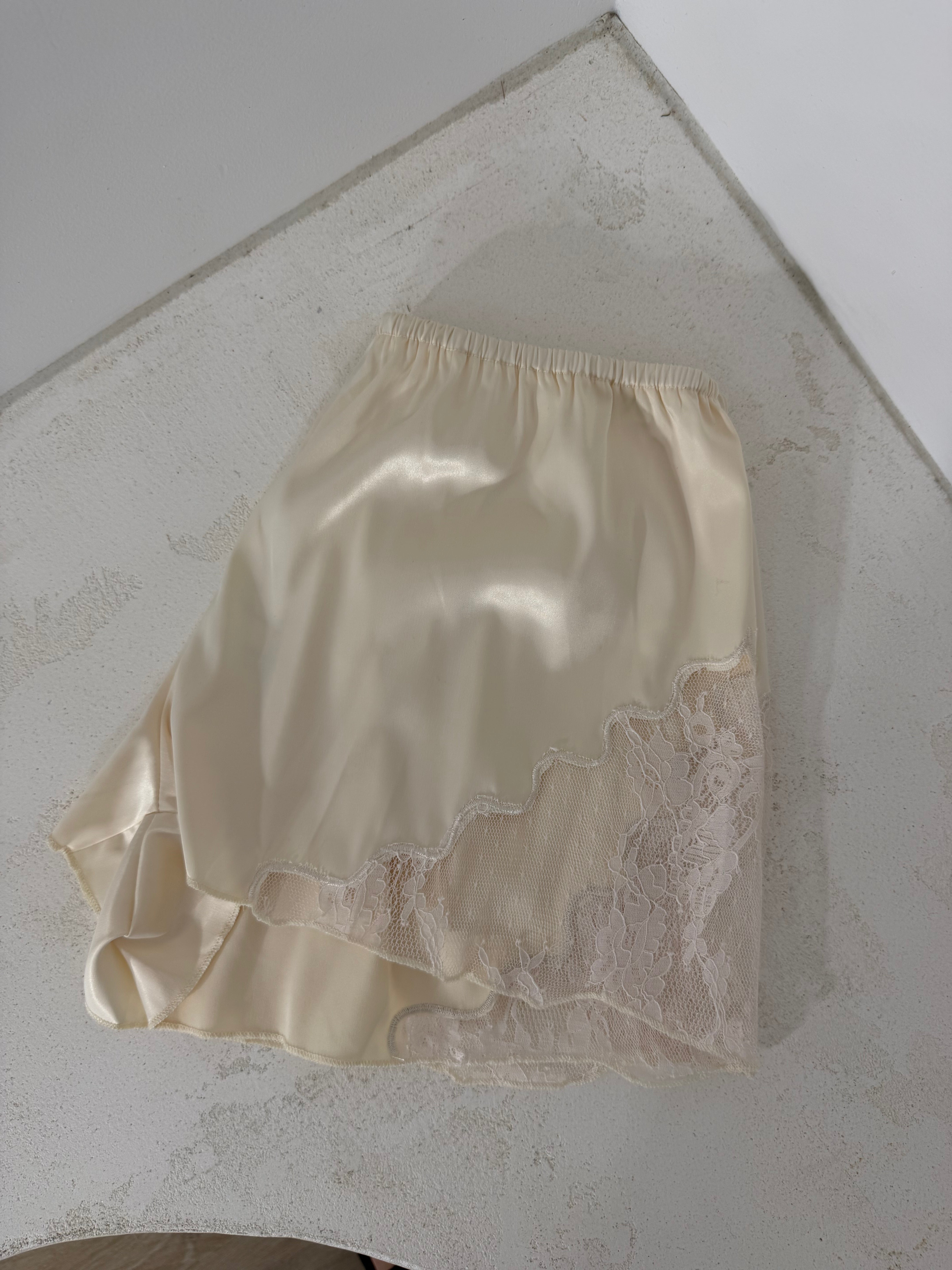 By Frankie Lace Mini Short - Cream