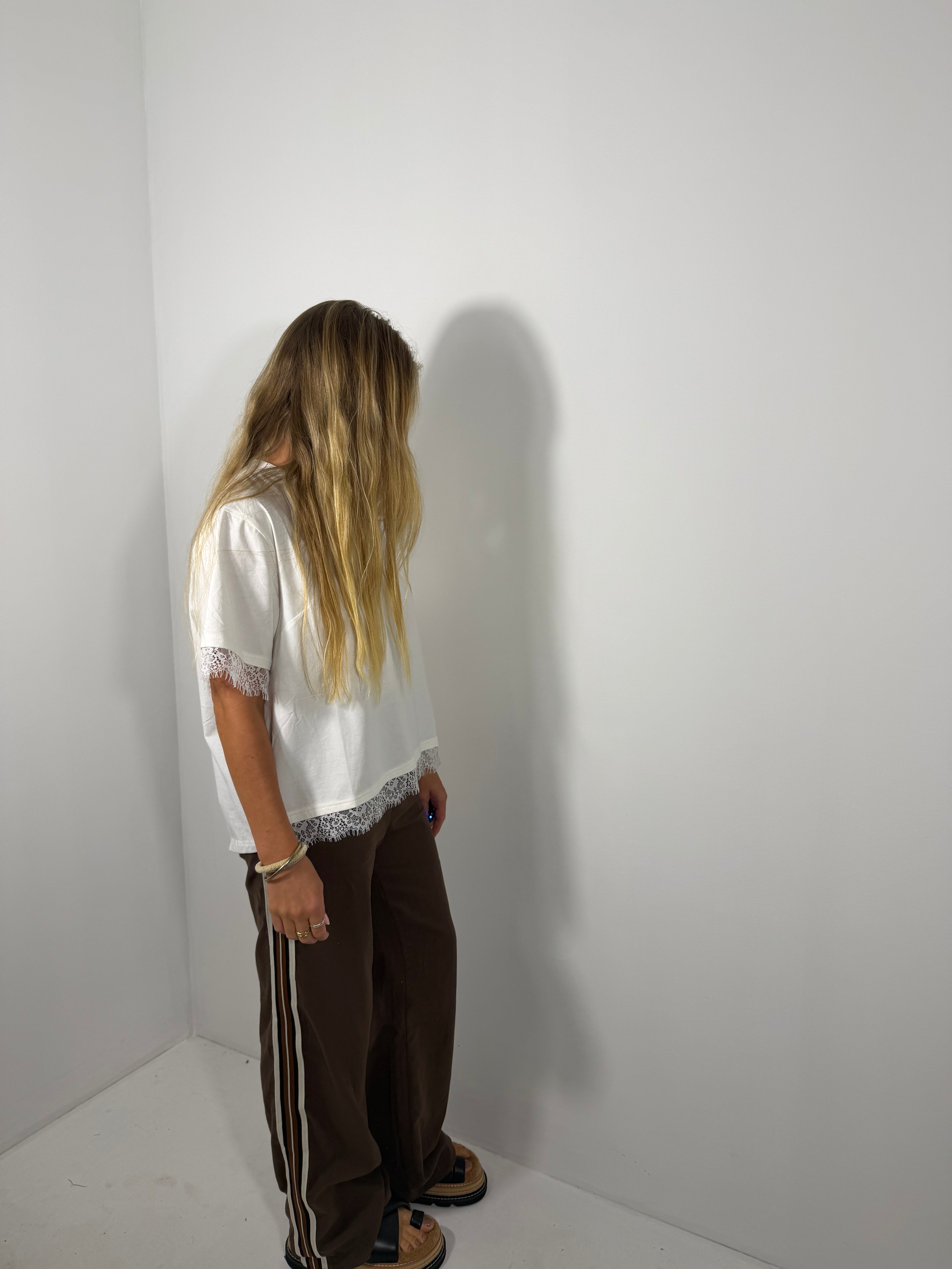 By Frankie Racer Stripe Pant - Chocolate
