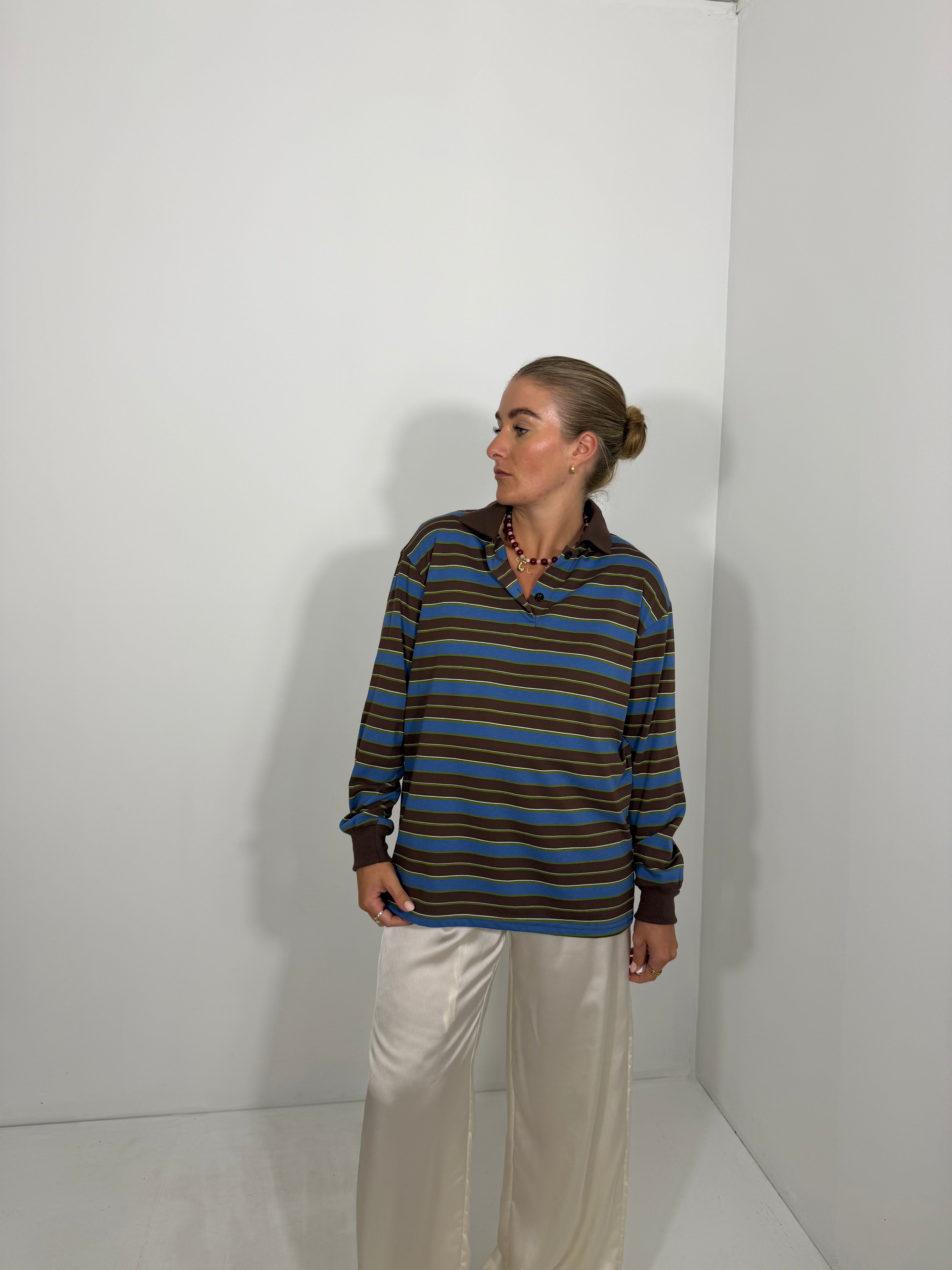 By Frankie Rugby Jersey - Blue & Choc