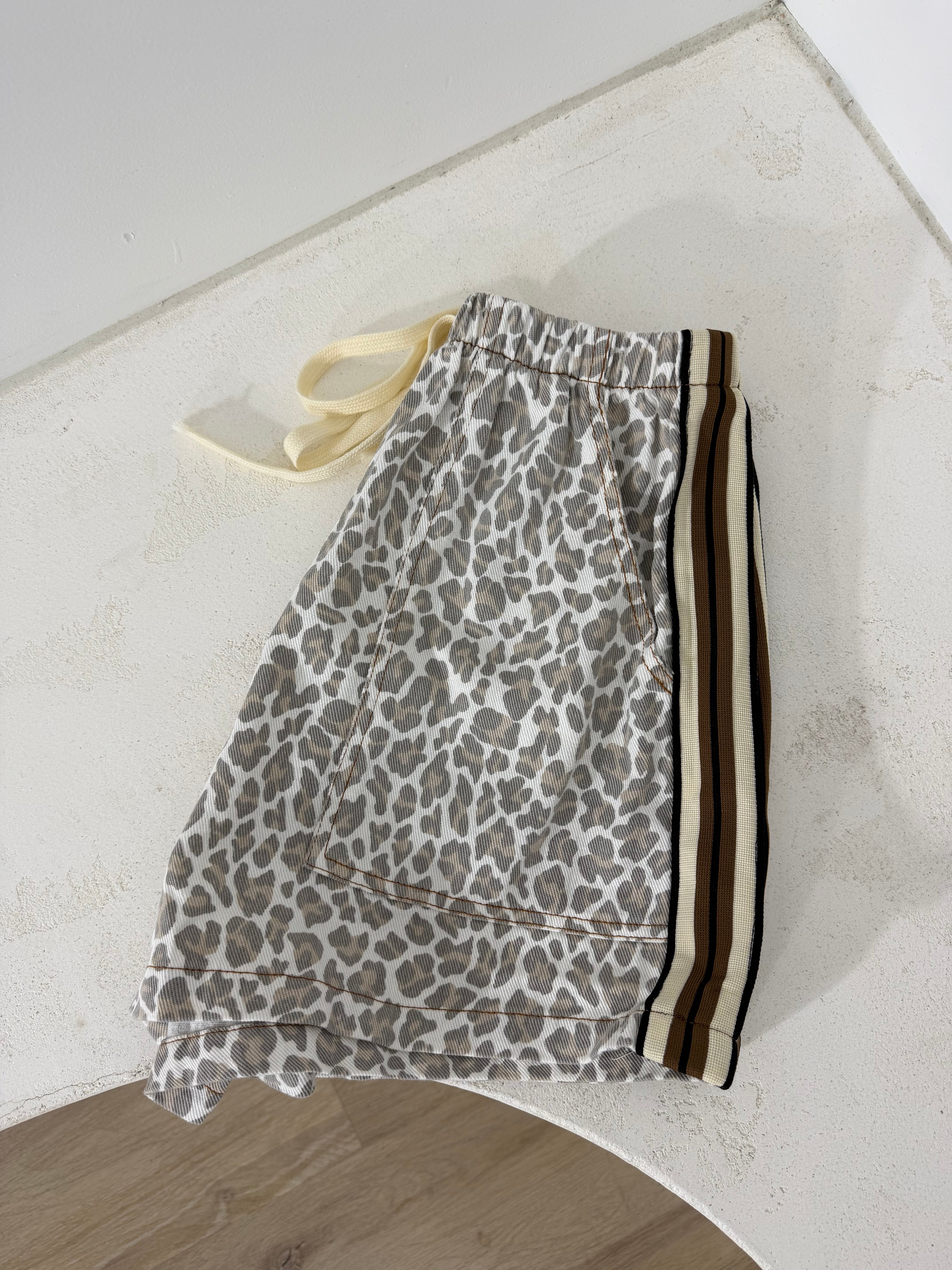 By Frankie Shorts - Leopard & Choc Racer
