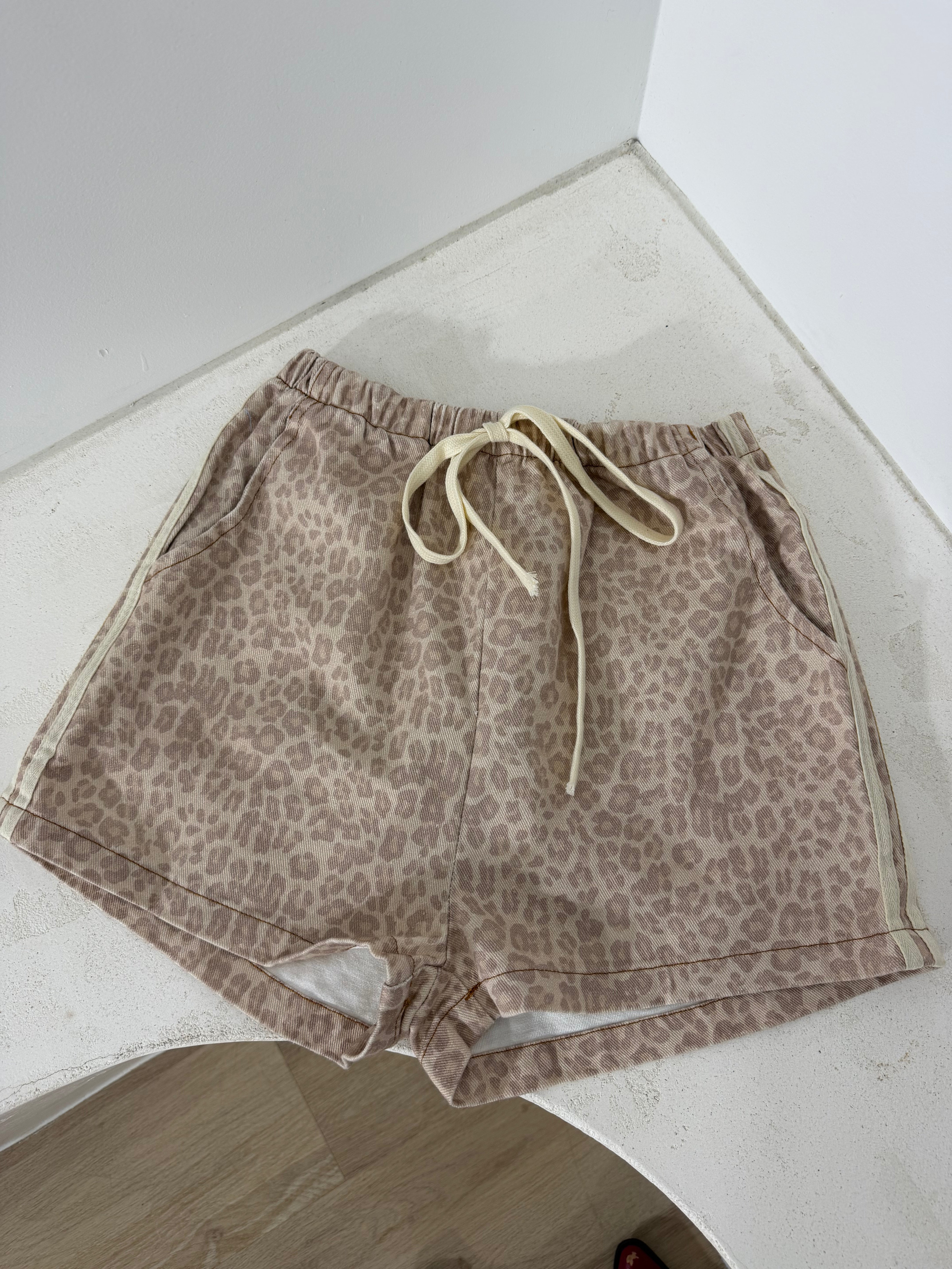 By Frankie Shorts - Leopard & Cream Racer