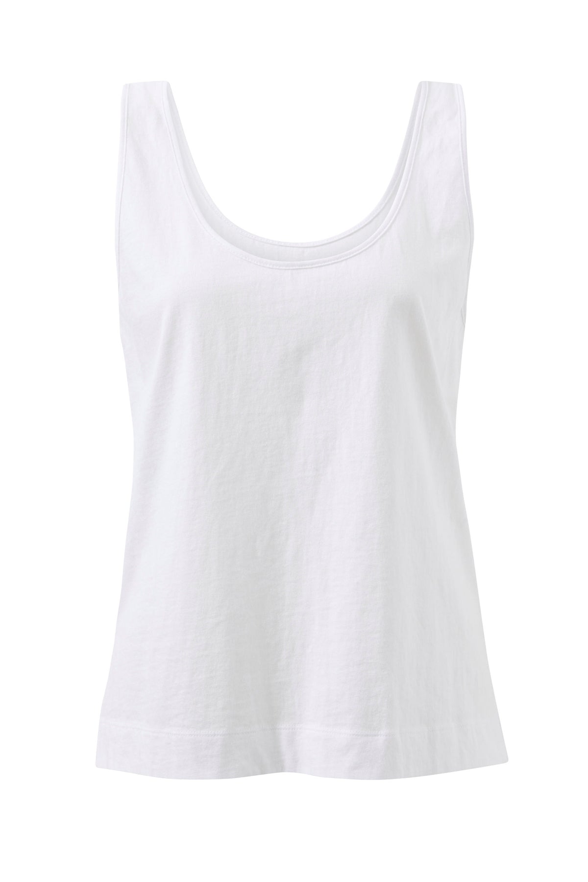 Ceres Life Bloom Slouchy Scoop Tank - White