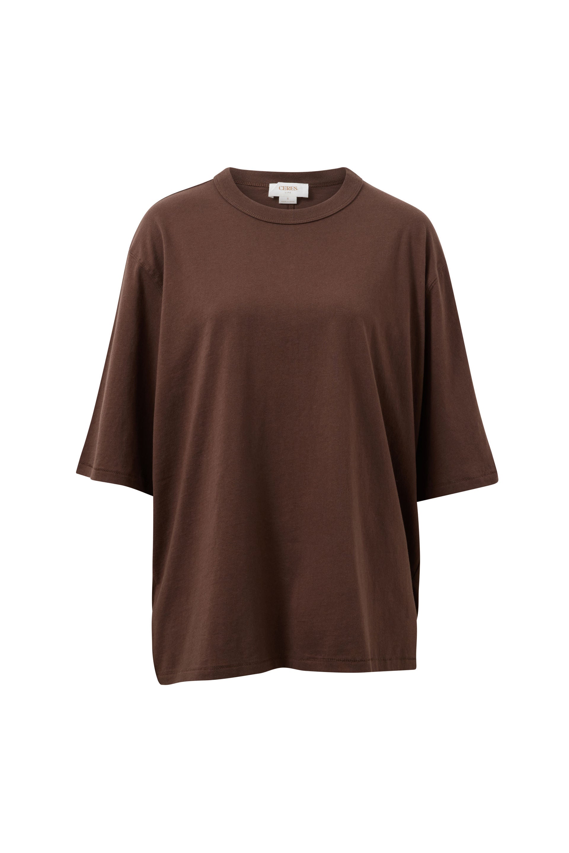 Ceres Life Luna Relaxed Tee - Brunette