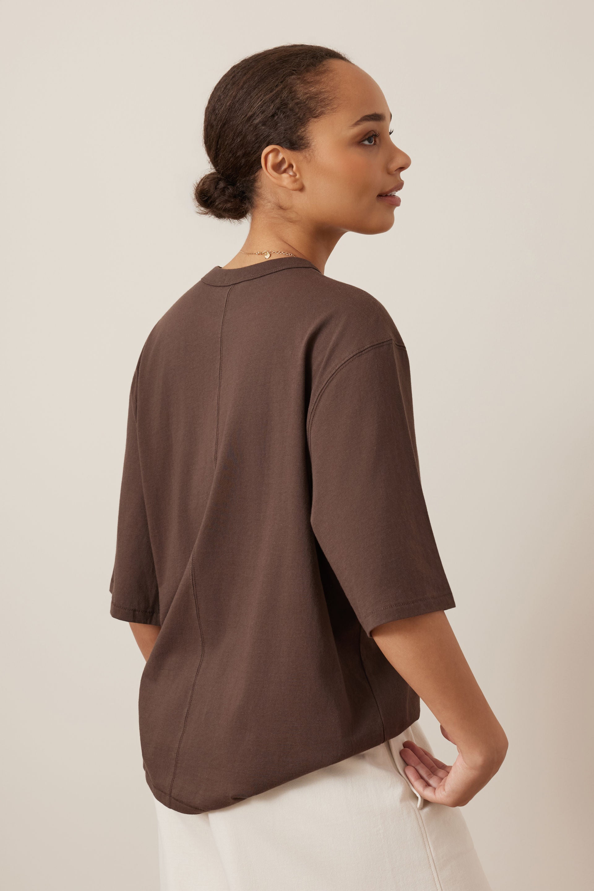 Ceres Life Luna Relaxed Tee - Brunette
