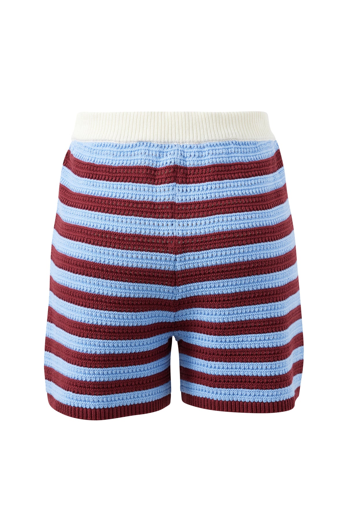 Ceres Life Mara Textured Knit Short - Mulberry Stripe