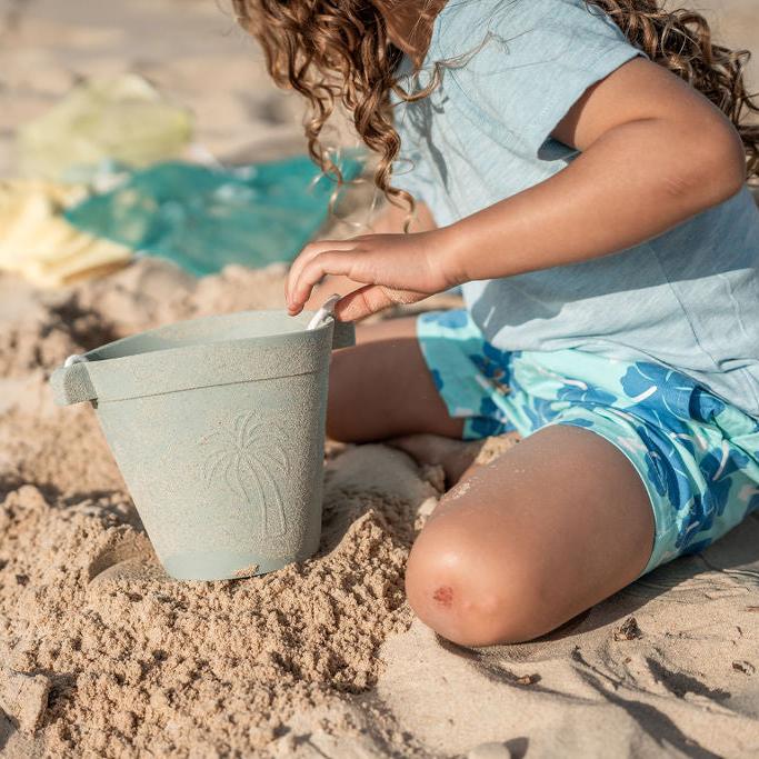 Coast Kids Silicone Beach Bucket - Yellow