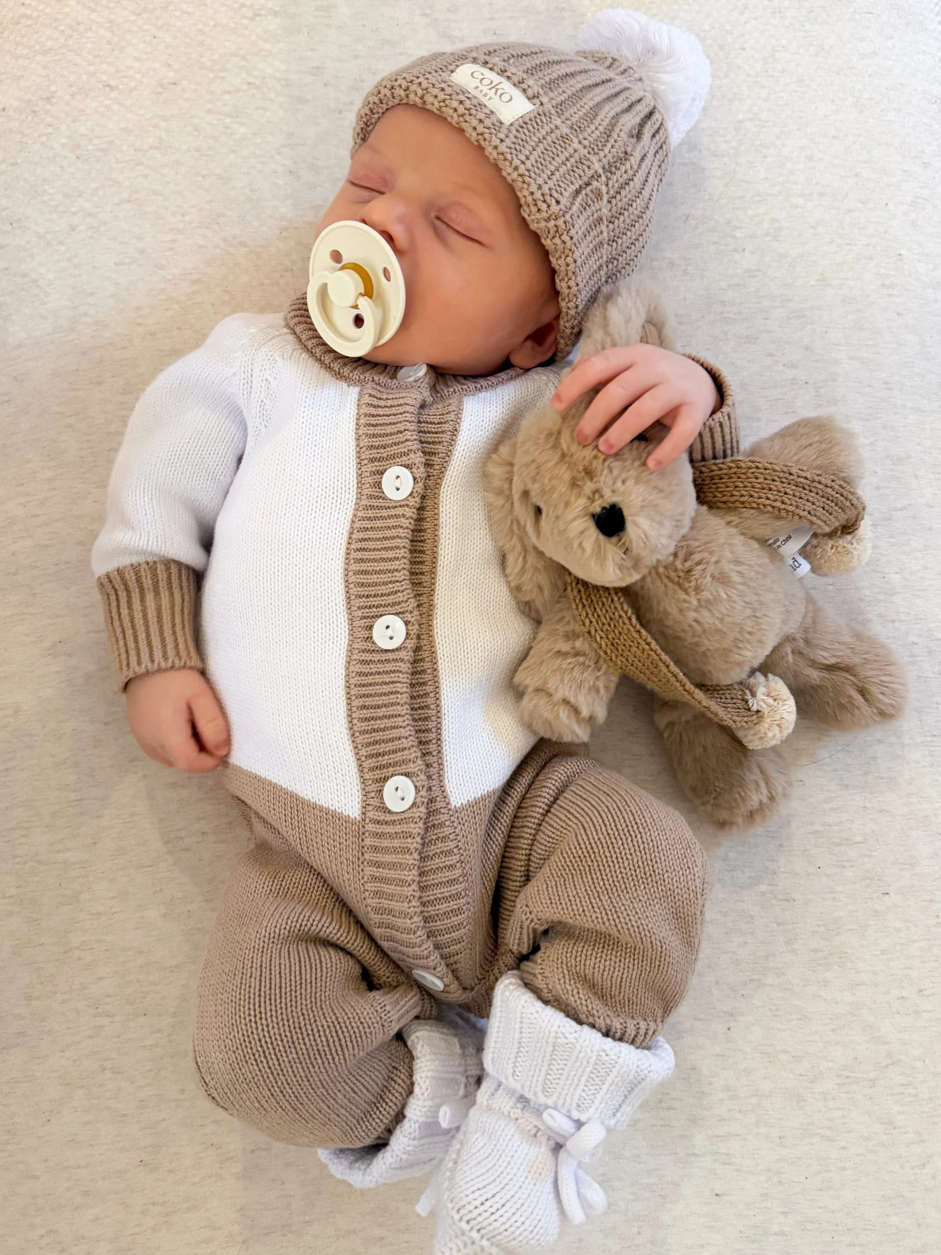 Coko Baby Onesie - Milk/Mocha