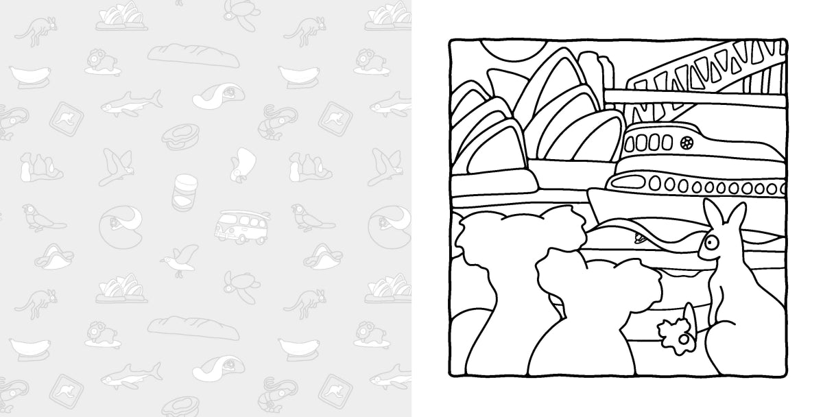 Cruisy Colouring: Aussie Road Trip