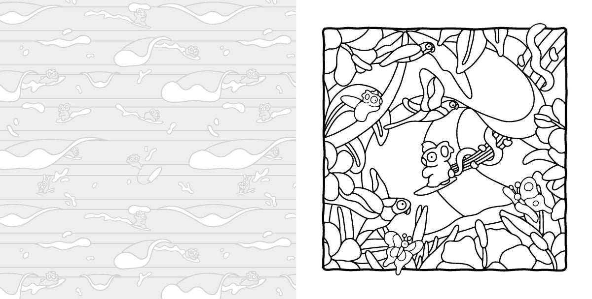 Cruisy Colouring: Surf 'n' Splash